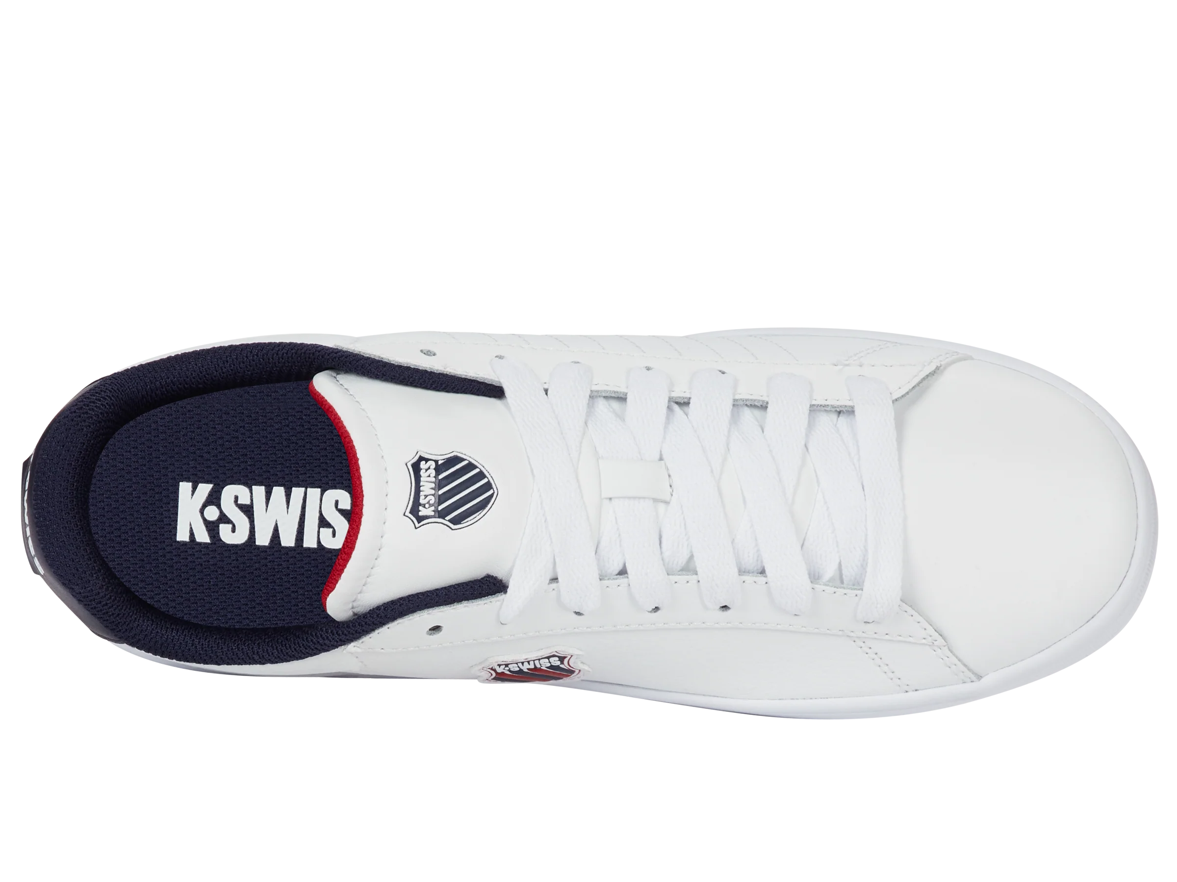 04412-983-M | COURT SHIELD II | WHITE/PEACOAT/SAMBA RED - Image 7