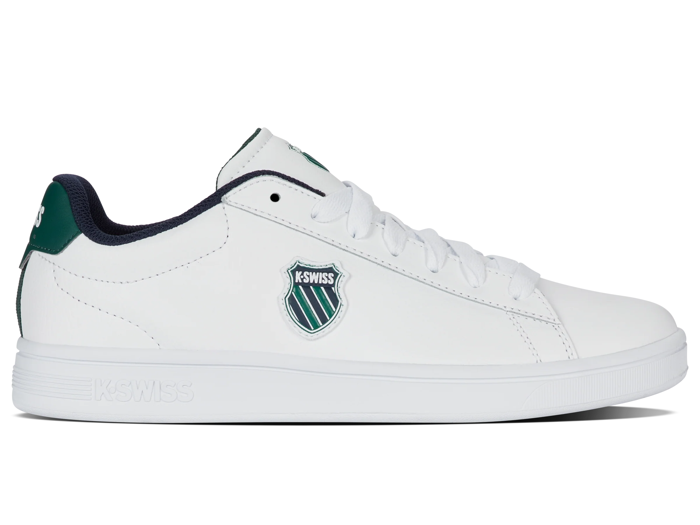 04412-985-M | COURT SHIELD II | WHITE/RAIN FOREST/PEACOAT
