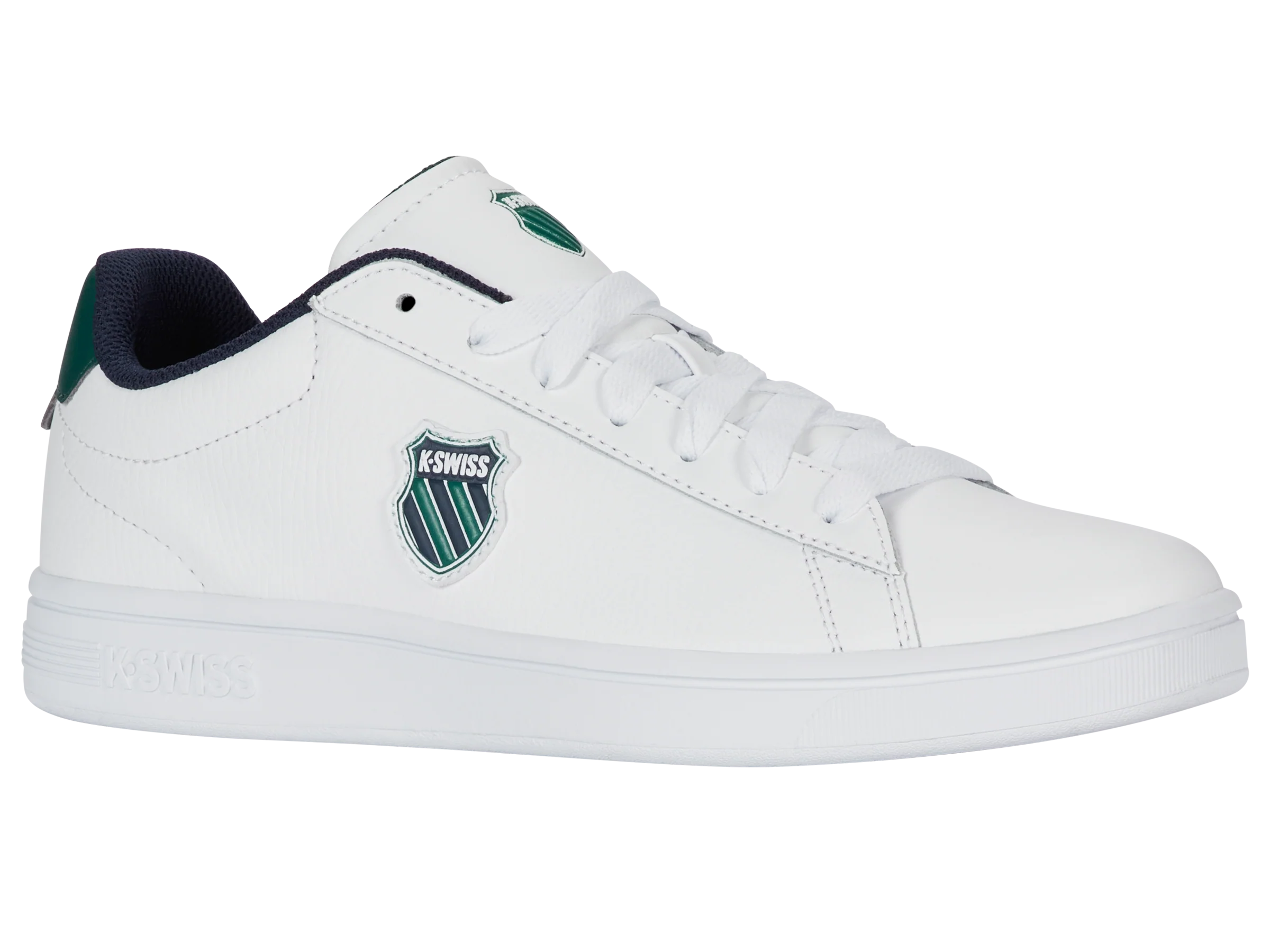 04412-985-M | COURT SHIELD II | WHITE/RAIN FOREST/PEACOAT - Image 2