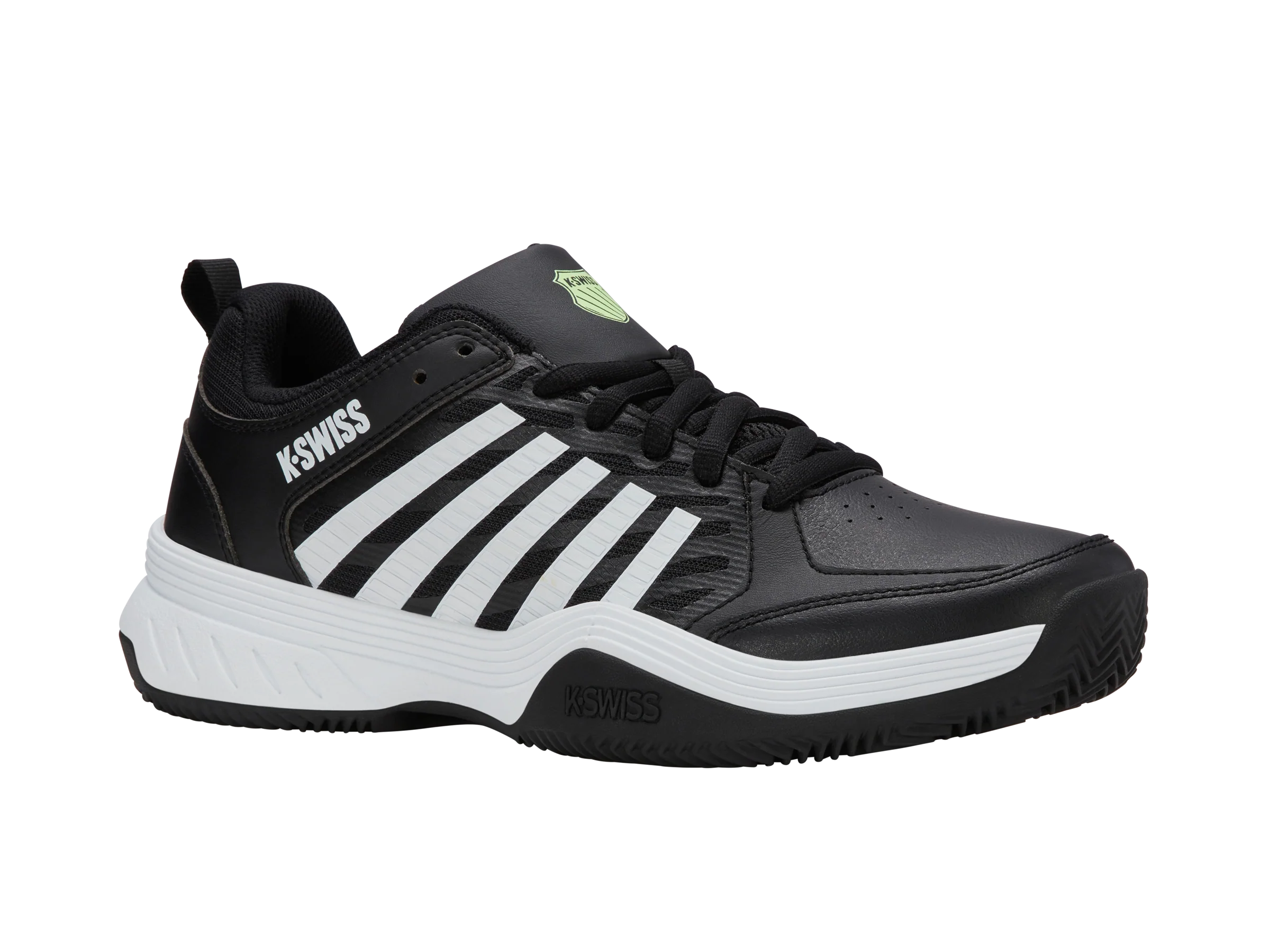 04429-064-M | COURT EXPRESS 2 CLAY | BLACK/WHITE/SOFT NEON GREEN - Image 2