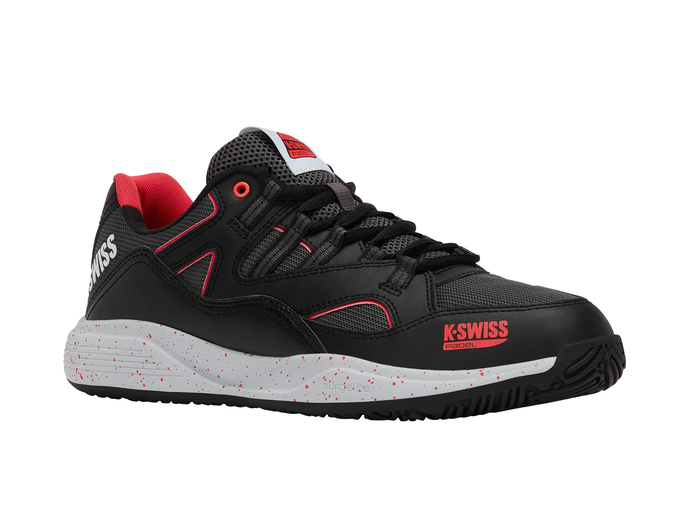 04435-074-M | TURA TEAM PADEL | BLACK/MICRO CHIP/NEON LAVA - Image 2