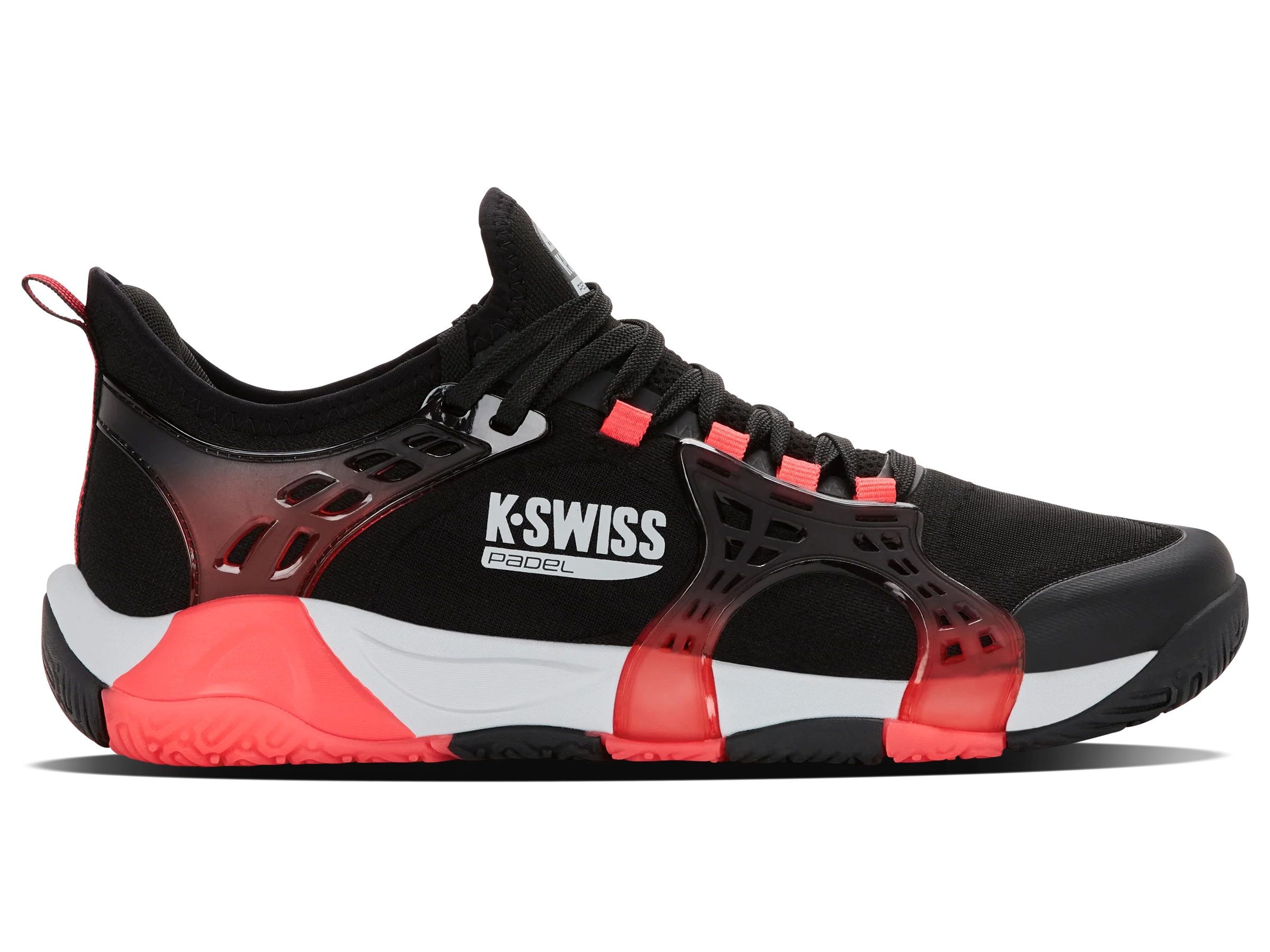 04597-074-M | K-FRAME PADEL | BLACK/MICRO CHIP/NEON LAVA