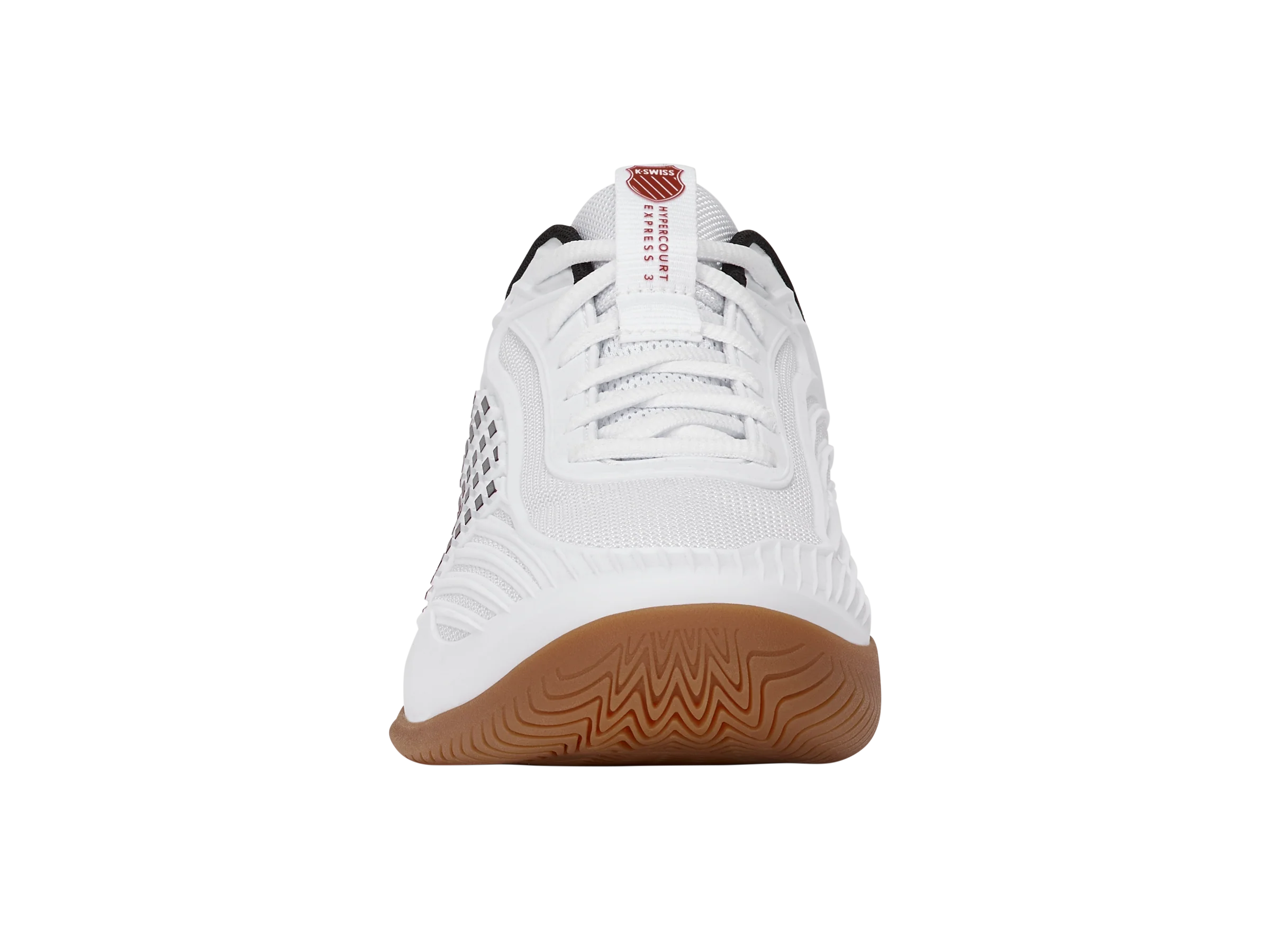 04607-104-M | HYPERCOURT EXPRESS 3 INDOOR | WHITE/BLACK/HIGH RISK RED - Image 3