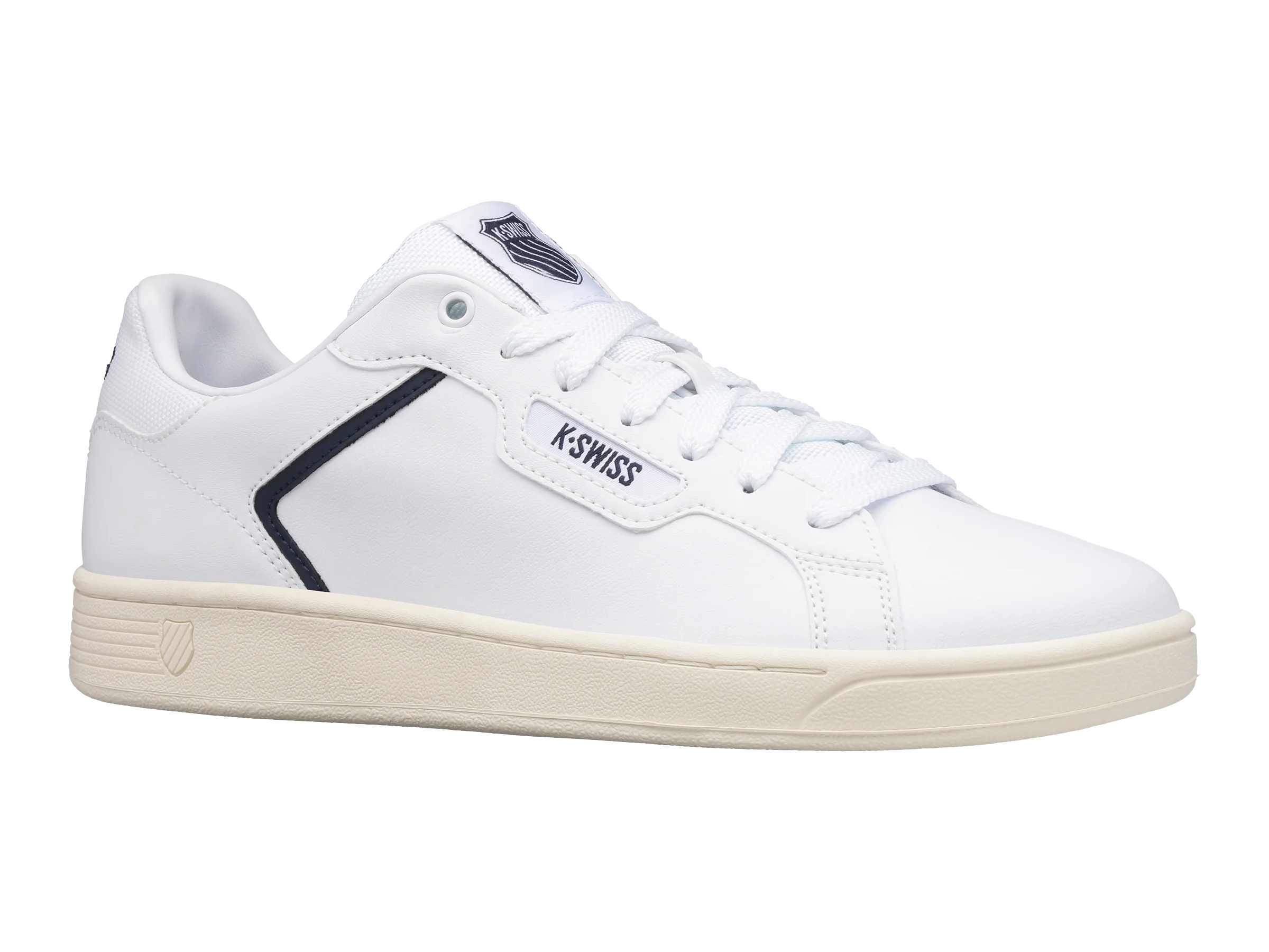 06347-159-M | MENS CLEAN COURT II CMF | WHITE/NAVY/ANTIQUE WHITE - Image 2