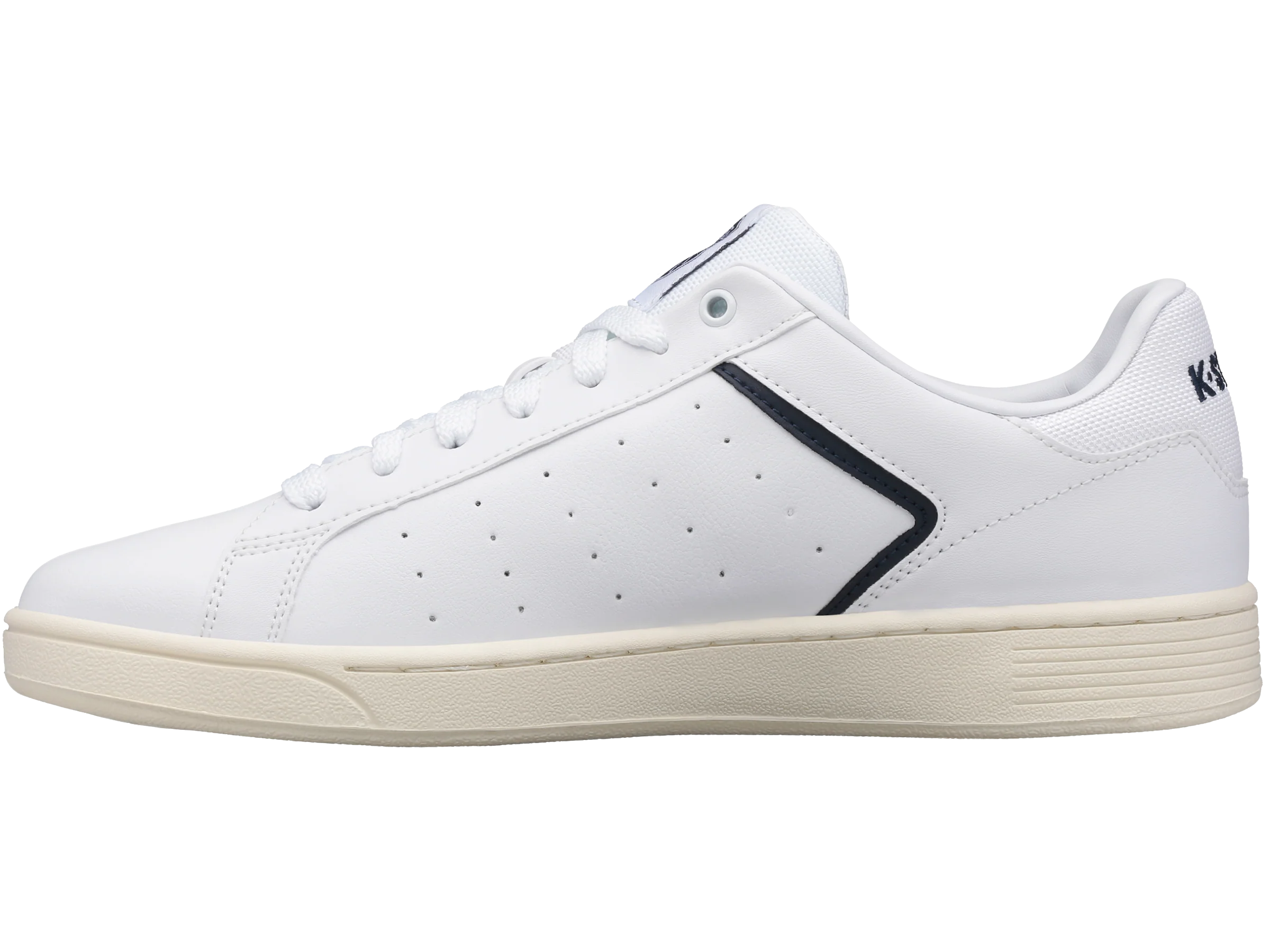 06347-159-M | MENS CLEAN COURT II CMF | WHITE/NAVY/ANTIQUE WHITE - Image 5