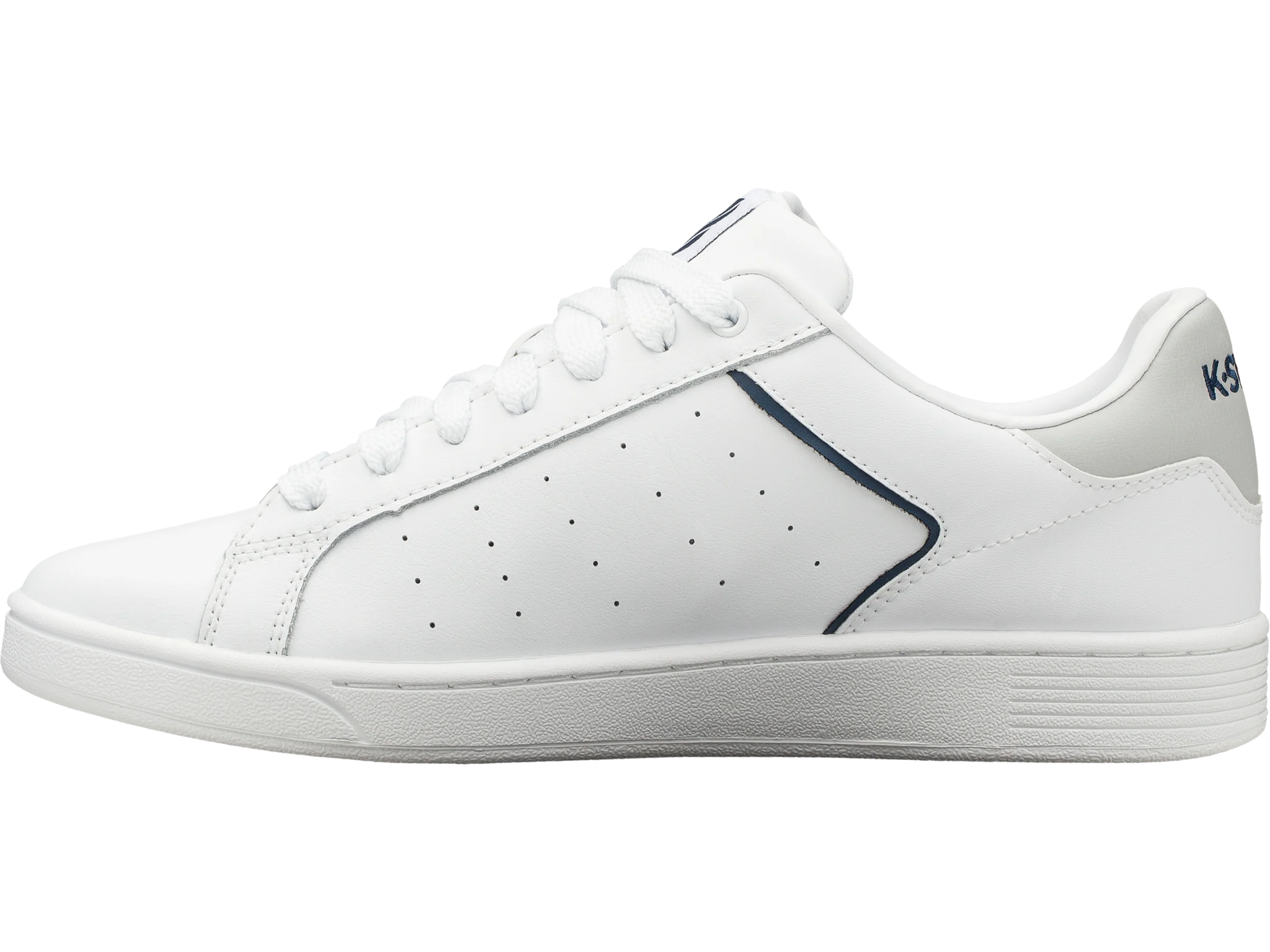 06347-169-M | MENS CLEAN COURT II CMF | WHITE/MAJOLICA BLUE/VAPOR BLUE - Image 5