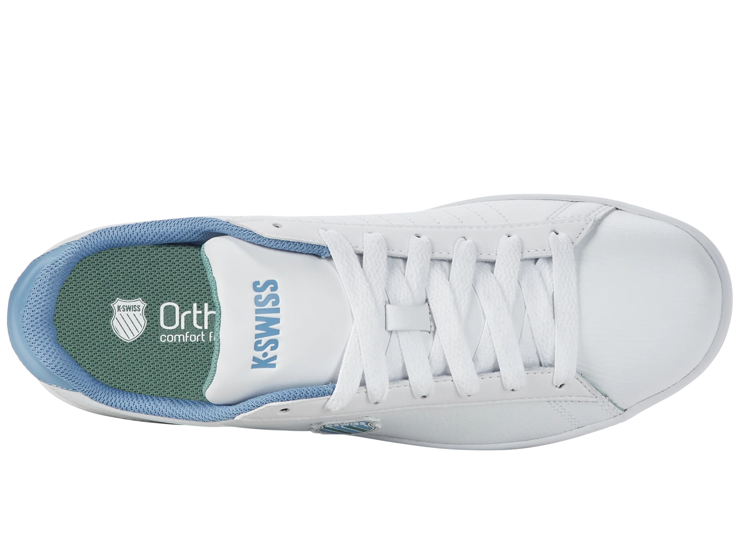 06599-943-M | COURT SHIELD | WHITE/ASHLEIGH BLUE/BERYL GREEN - Image 7