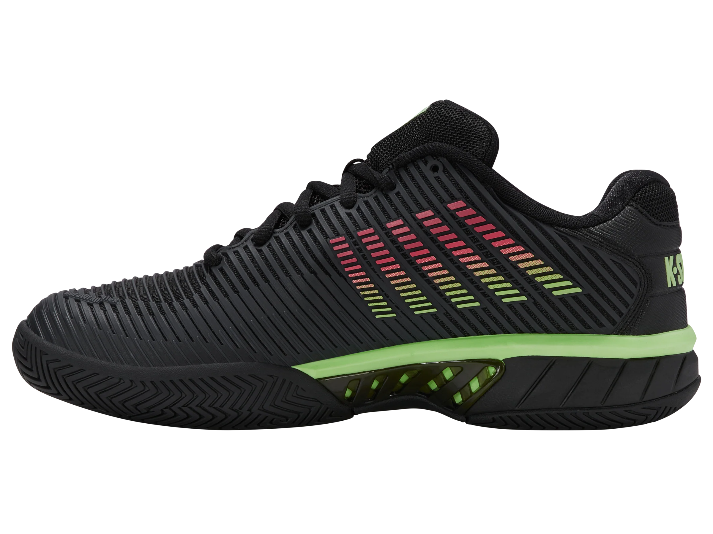 06613-011-M | HYPERCOURT EXPRESS 2 | BLACK/SOFT NEON GREEN/NEON LAVA - Image 5