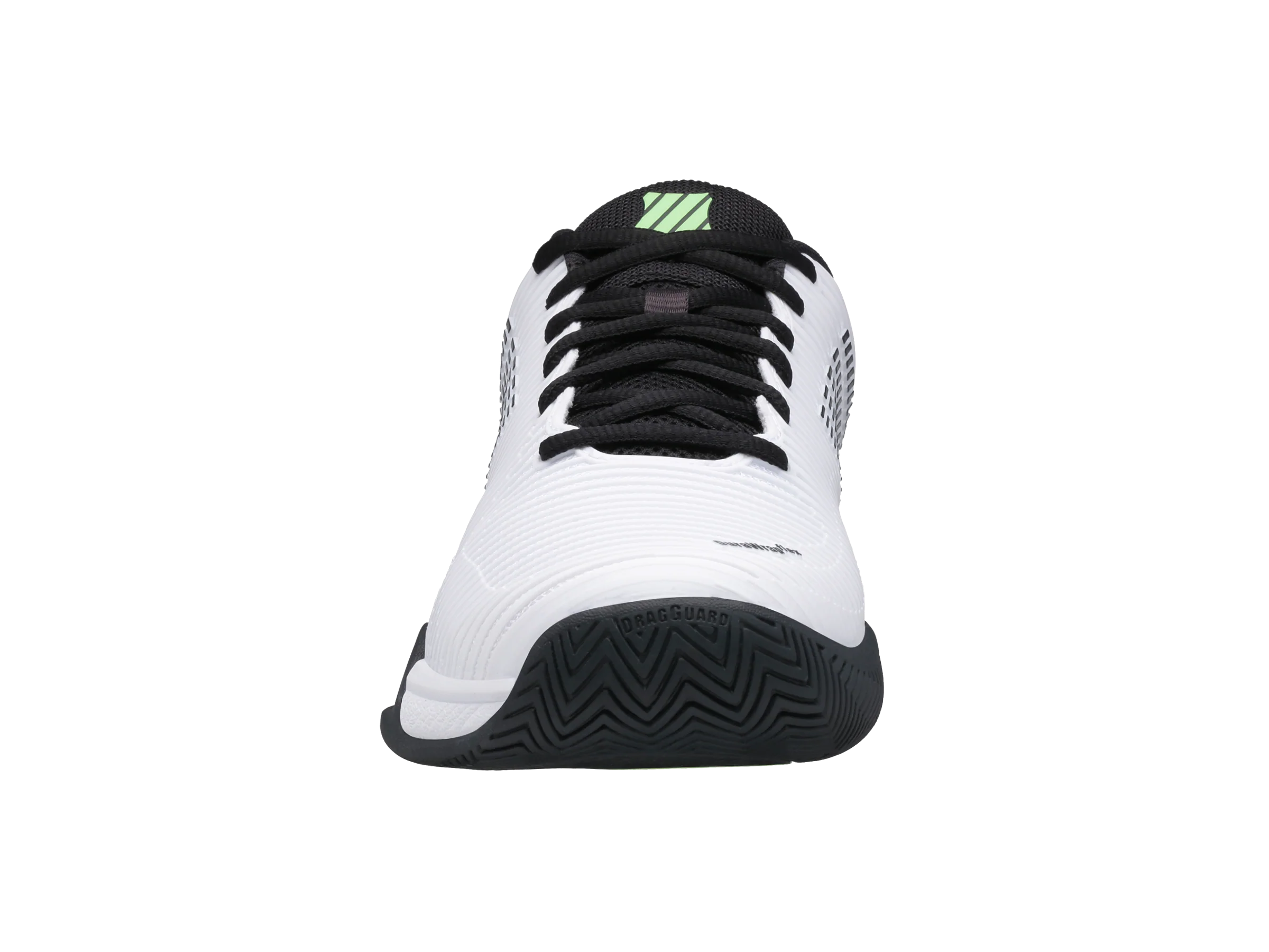 06613-115-M | HYPERCOURT EXPRESS 2 | WHITE/BLUE GRAPHITE/SOFT NEON GREEN - Image 3
