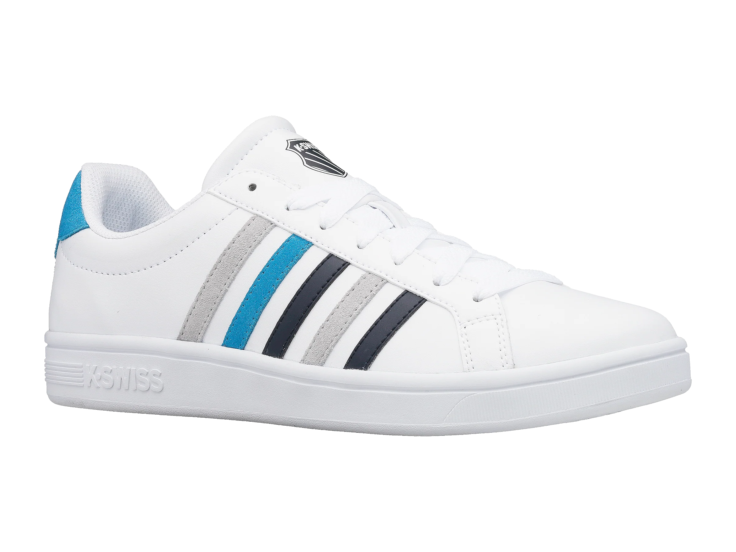 07011-111-M | COURT TIEBREAK | WHITE/DIVA BLUE/NAVY/MICRO CHIP - Image 2