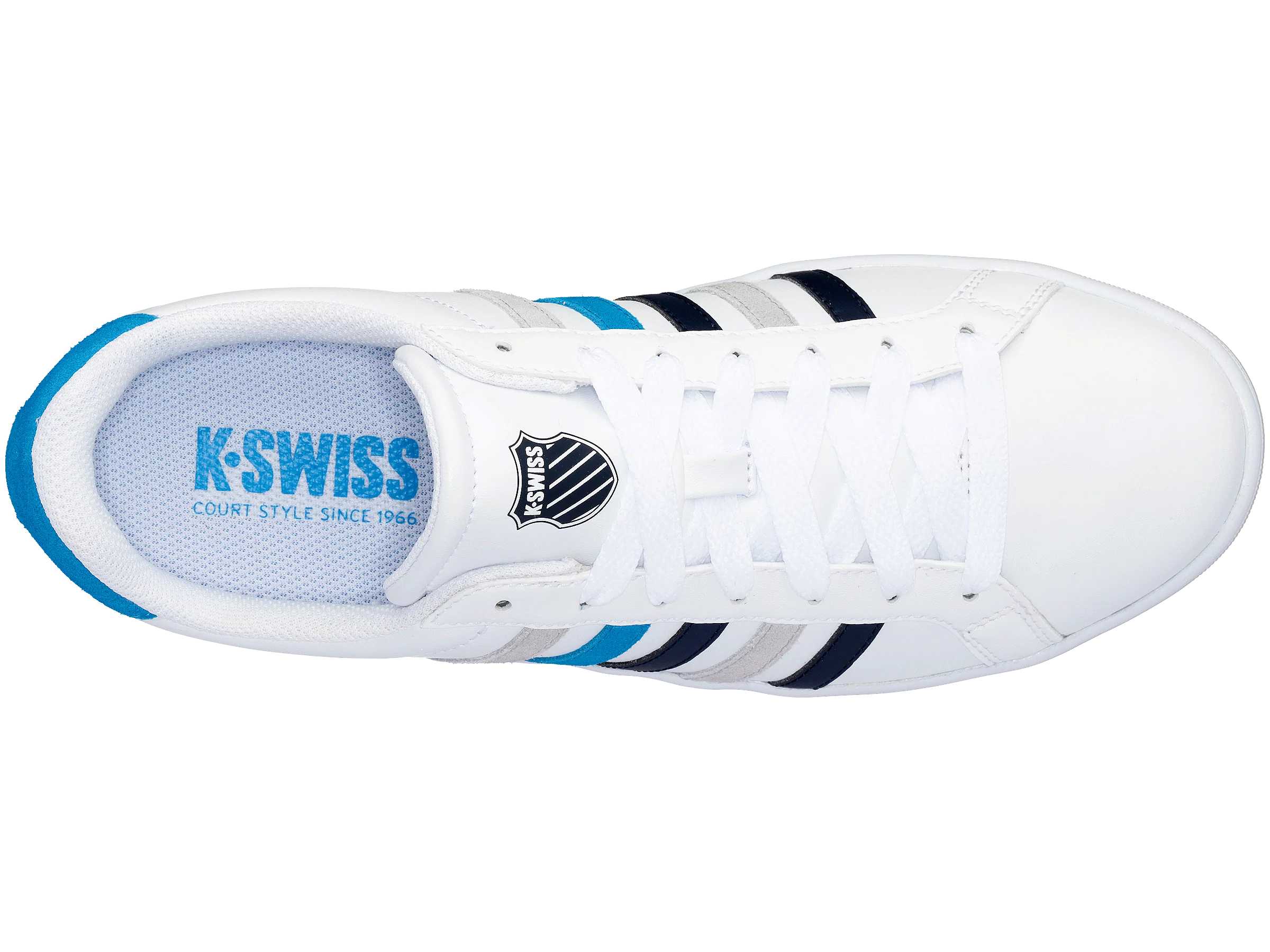 07011-111-M | COURT TIEBREAK | WHITE/DIVA BLUE/NAVY/MICRO CHIP - Image 7