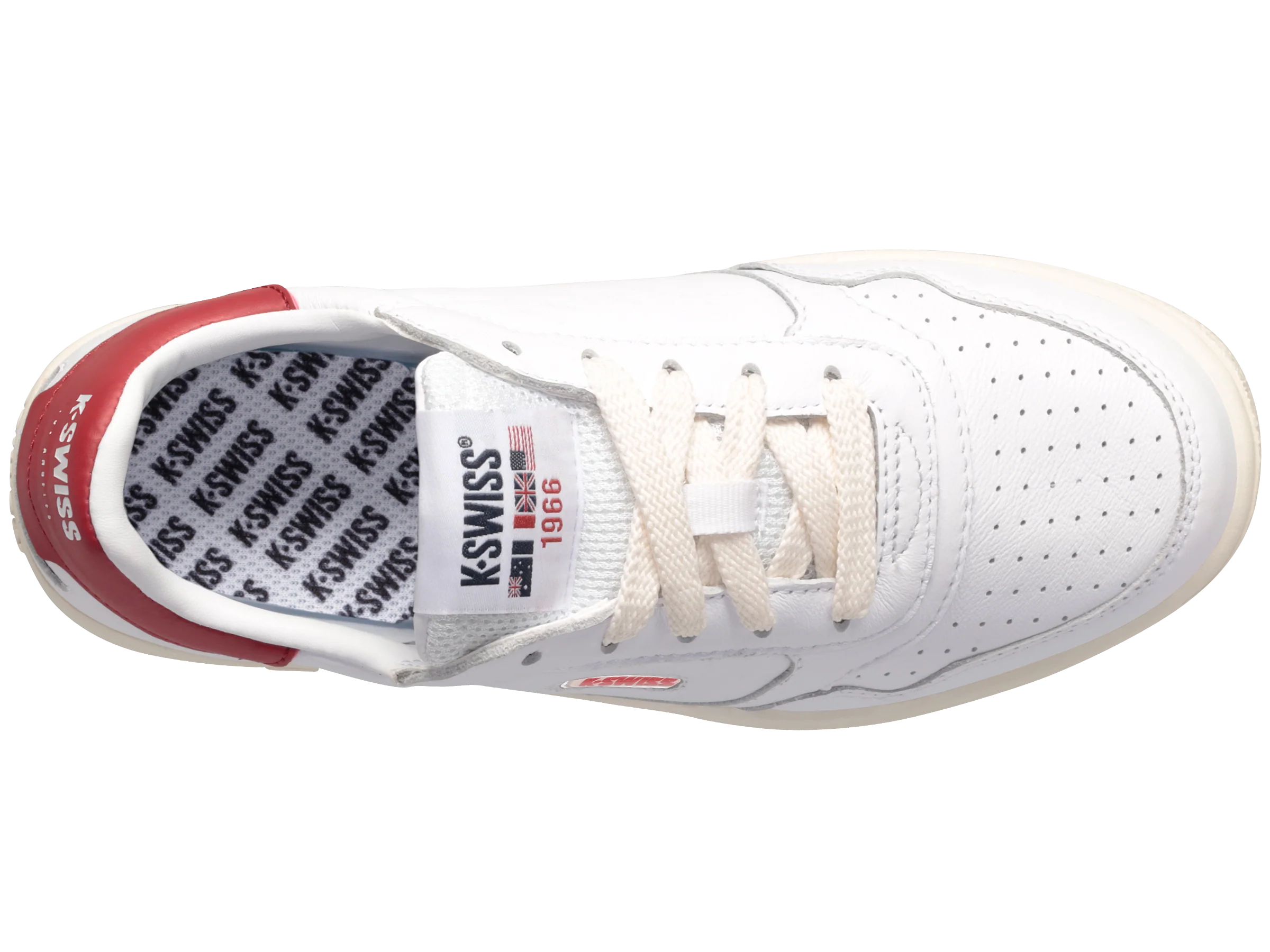 07261-143-M | SLAMMCOURT LTH | WHITE/VARSITY RED - Image 7