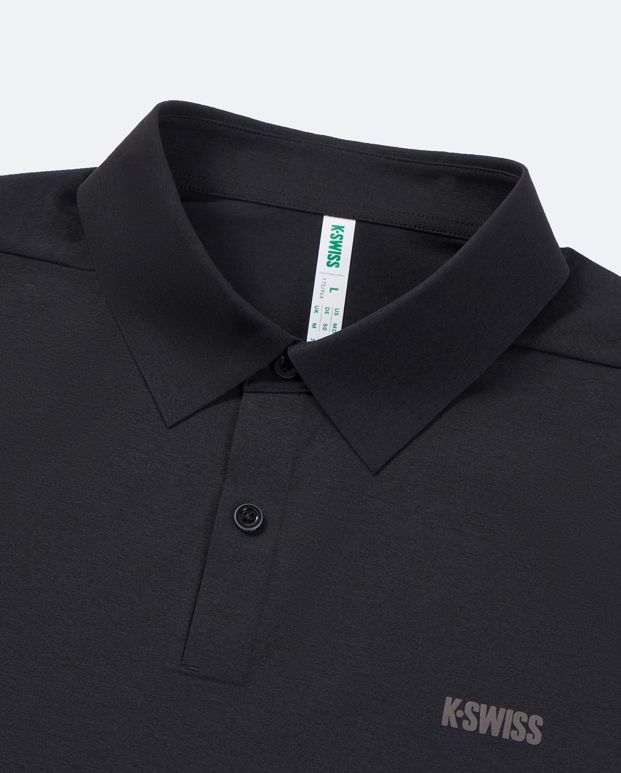 1011571-008 | MEN'S UPF50+ SWEAT ABSORB QUICK-DRY POLO SHIRT | BLACK - Image 6