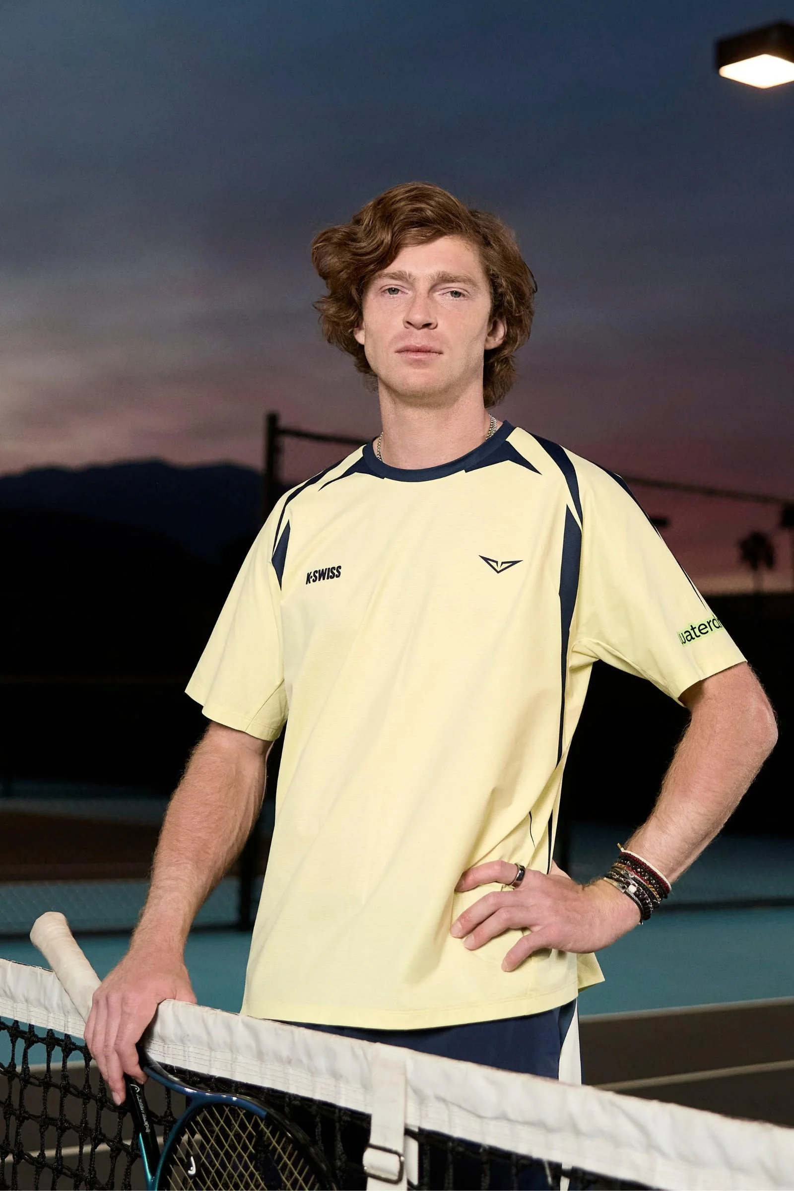 1012020-732 | RUBLEV US OPEN SHIRT | YELLOW/BLUE - Image 5