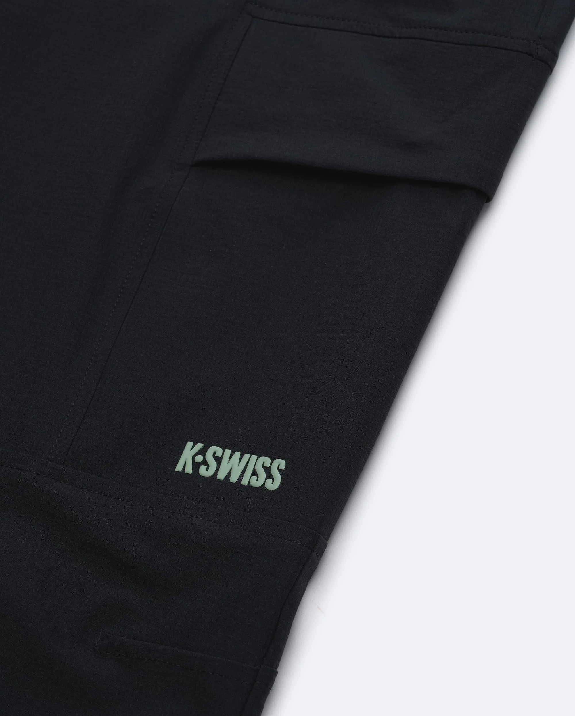 1013348-008 | K- SWISS X ANDREY RUBLEV MENS SUBTLE CHECKED PANTS | BLACK - Image 5
