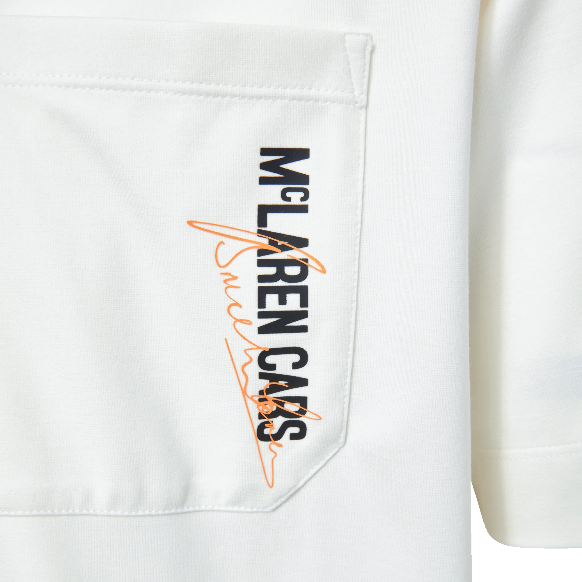 109355-156 | MCLAREN F1 TEAM CARS POCKET TEE | WHITE - Image 2