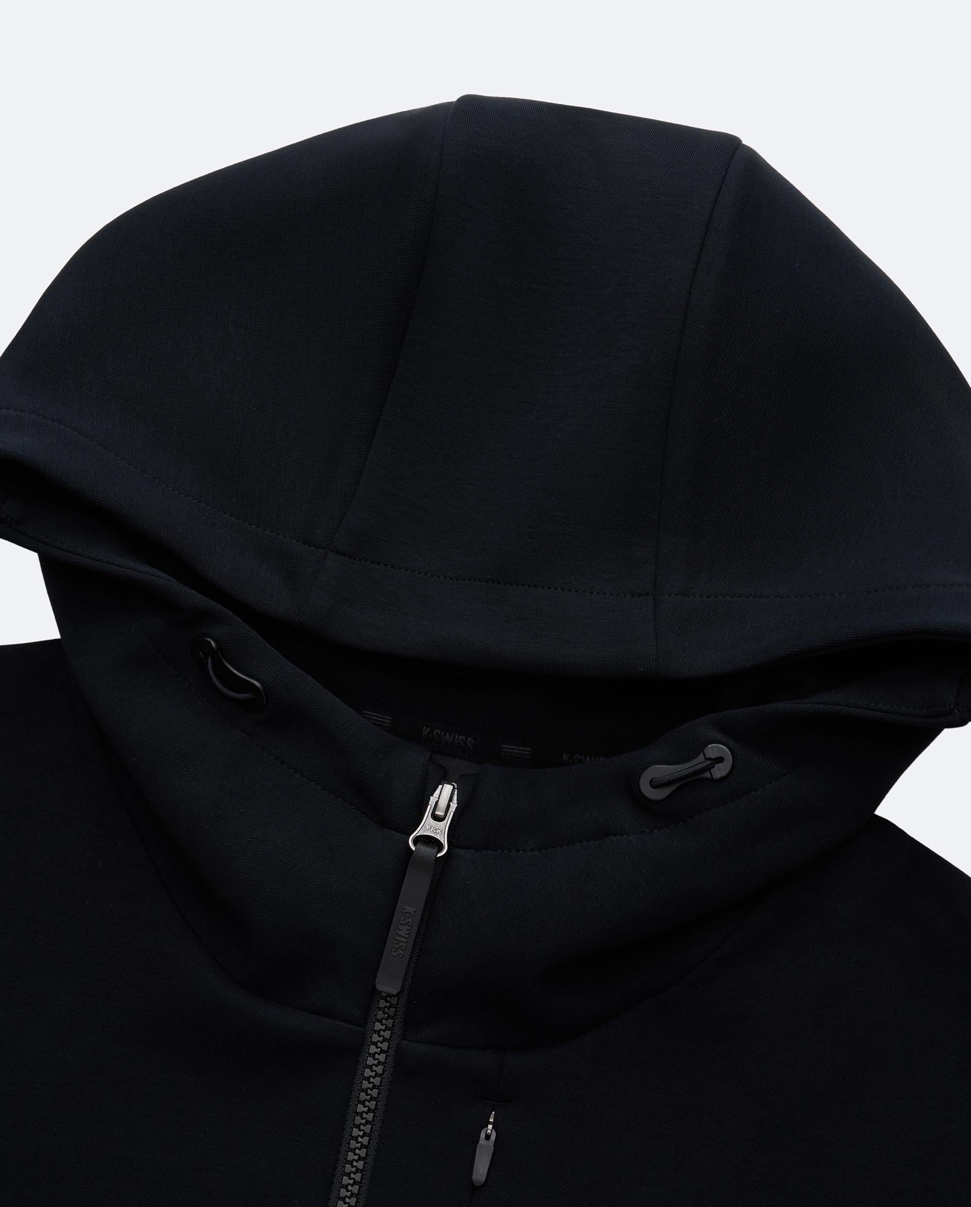 1713349-008 | K- SWISS X ANDREY RUBLEV UNISEX KUBE HOODED JACKET | BLACK - Image 6