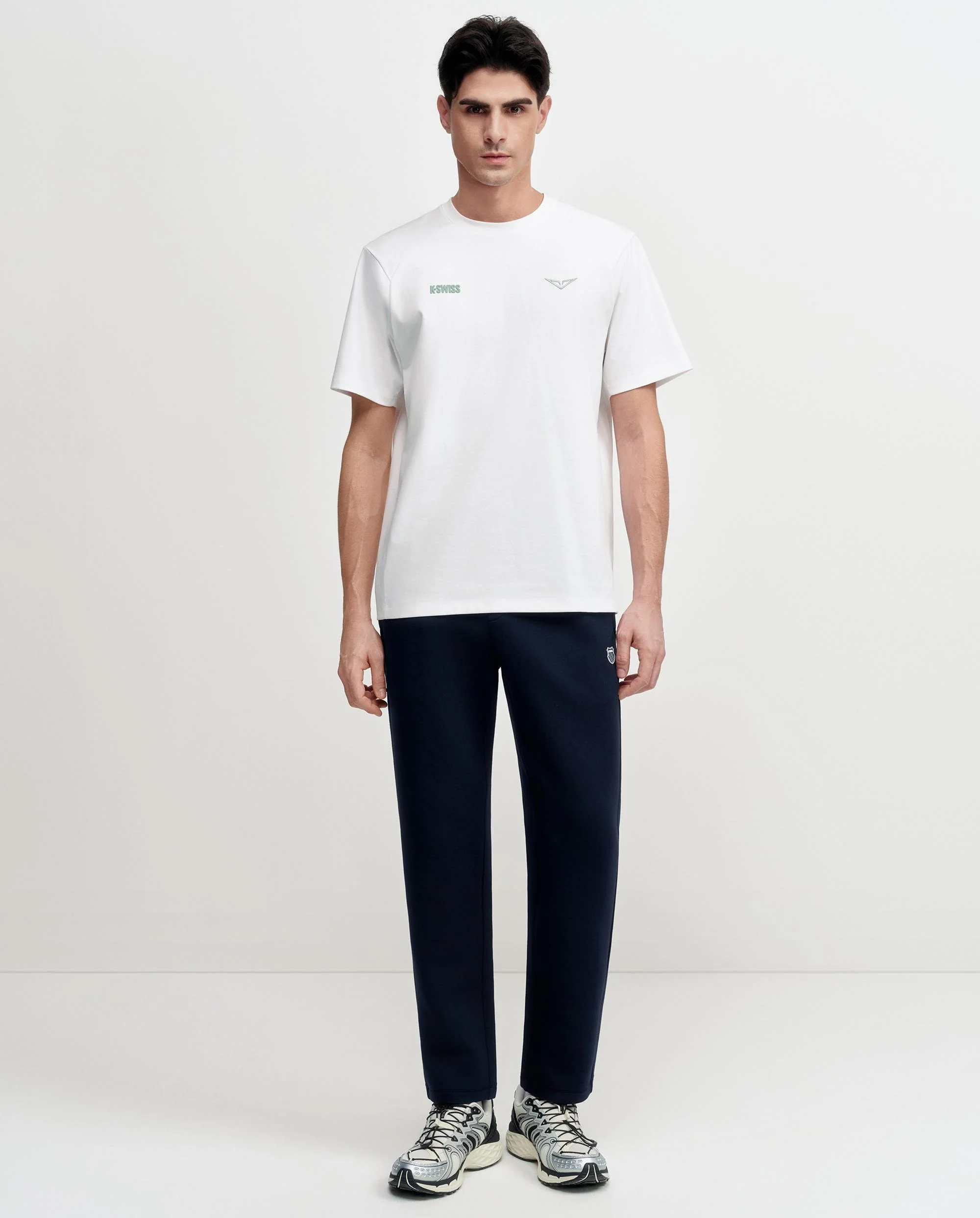 1713352-101 | K- SWISS X ANDREY RUBLEV UNISEX LOOSE FIT T-SHIRT | WHITE - Image 3