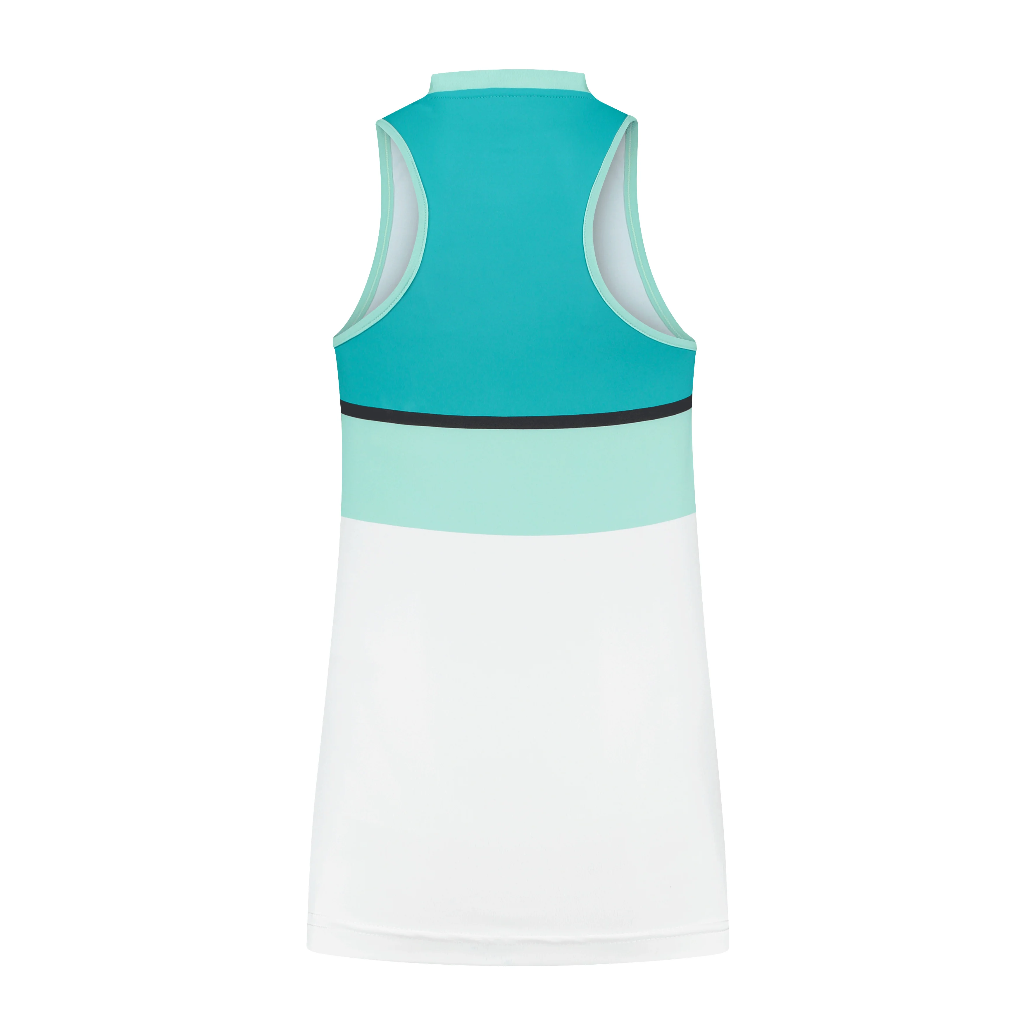 194253-988 | WOMENS HYPERCOURT STRIPE TOP | ARUBA BLUE / ALGIERS BLUE / WHITE - Image 2