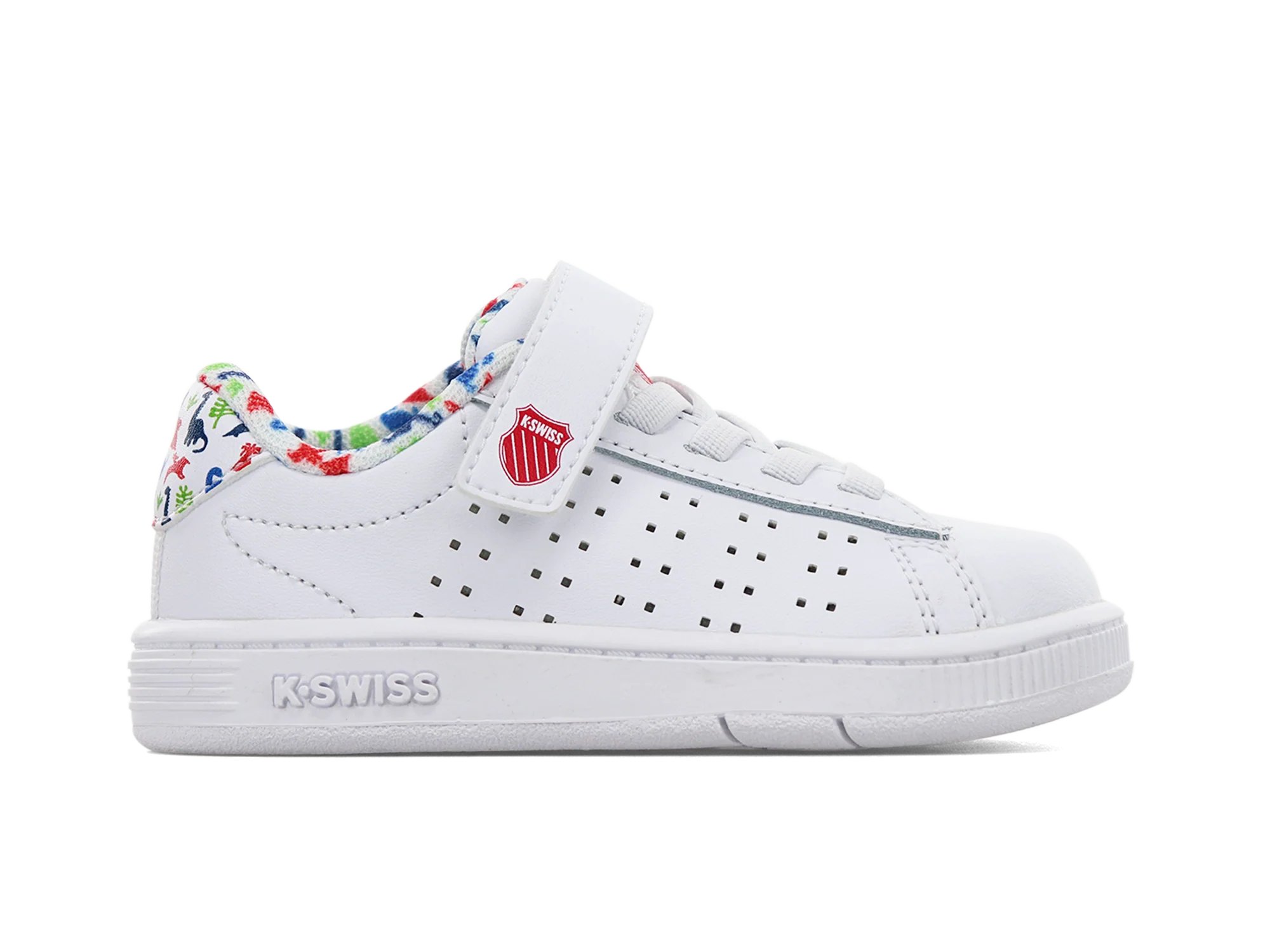 26808-111-M | COURT CASPER VLC | WHITE/DINO