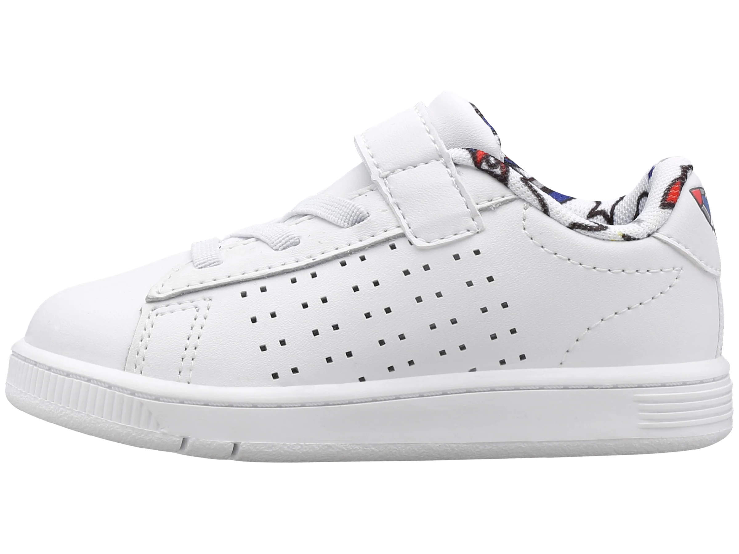 26808-164-M | COURT CASPER VLC | WHITE/ROCKETS - Image 5