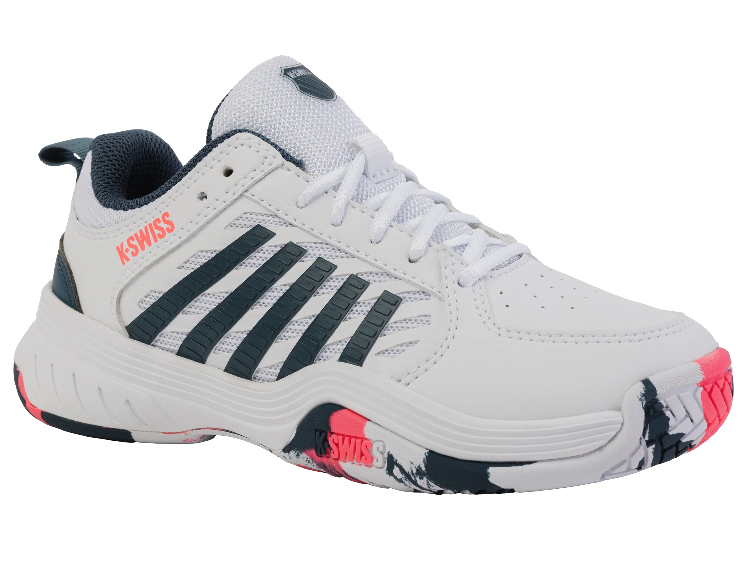 54428-129-M | COURT EXPRESS 2 | WHITE/STARGAZER/NEON BLAZE - Image 2