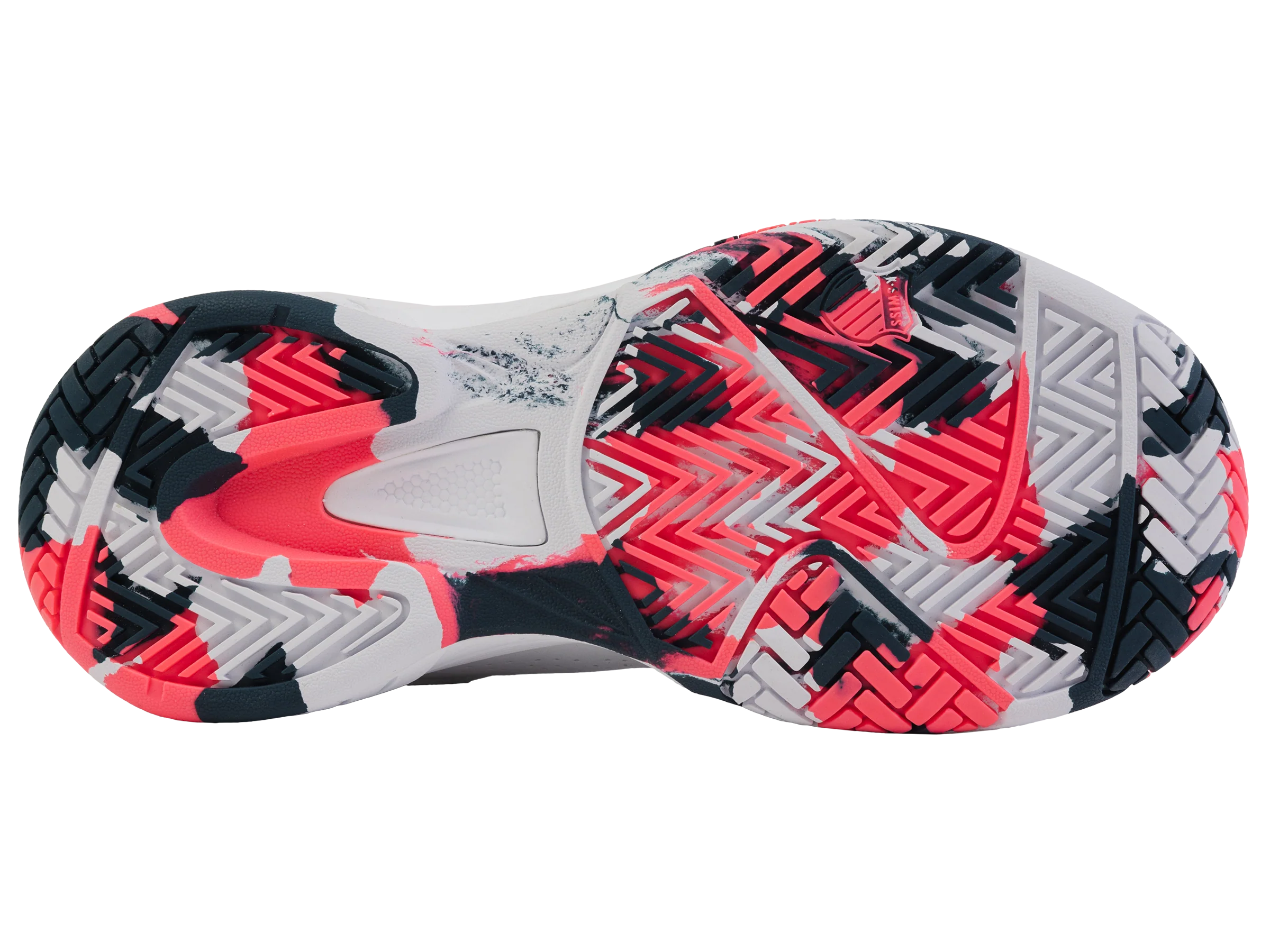 54428-129-M | COURT EXPRESS 2 | WHITE/STARGAZER/NEON BLAZE - Image 6