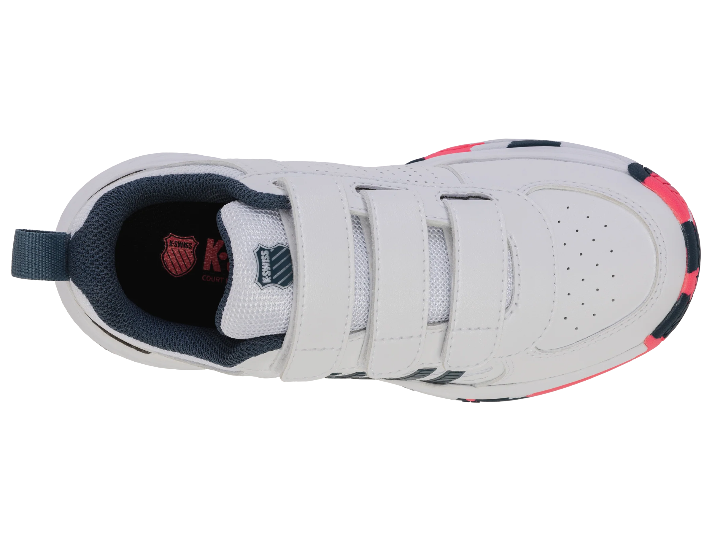 54495-129-M | COURT EXPRESS 2 STRAP | WHITE/STARGAZER/NEON BLAZE - Image 7