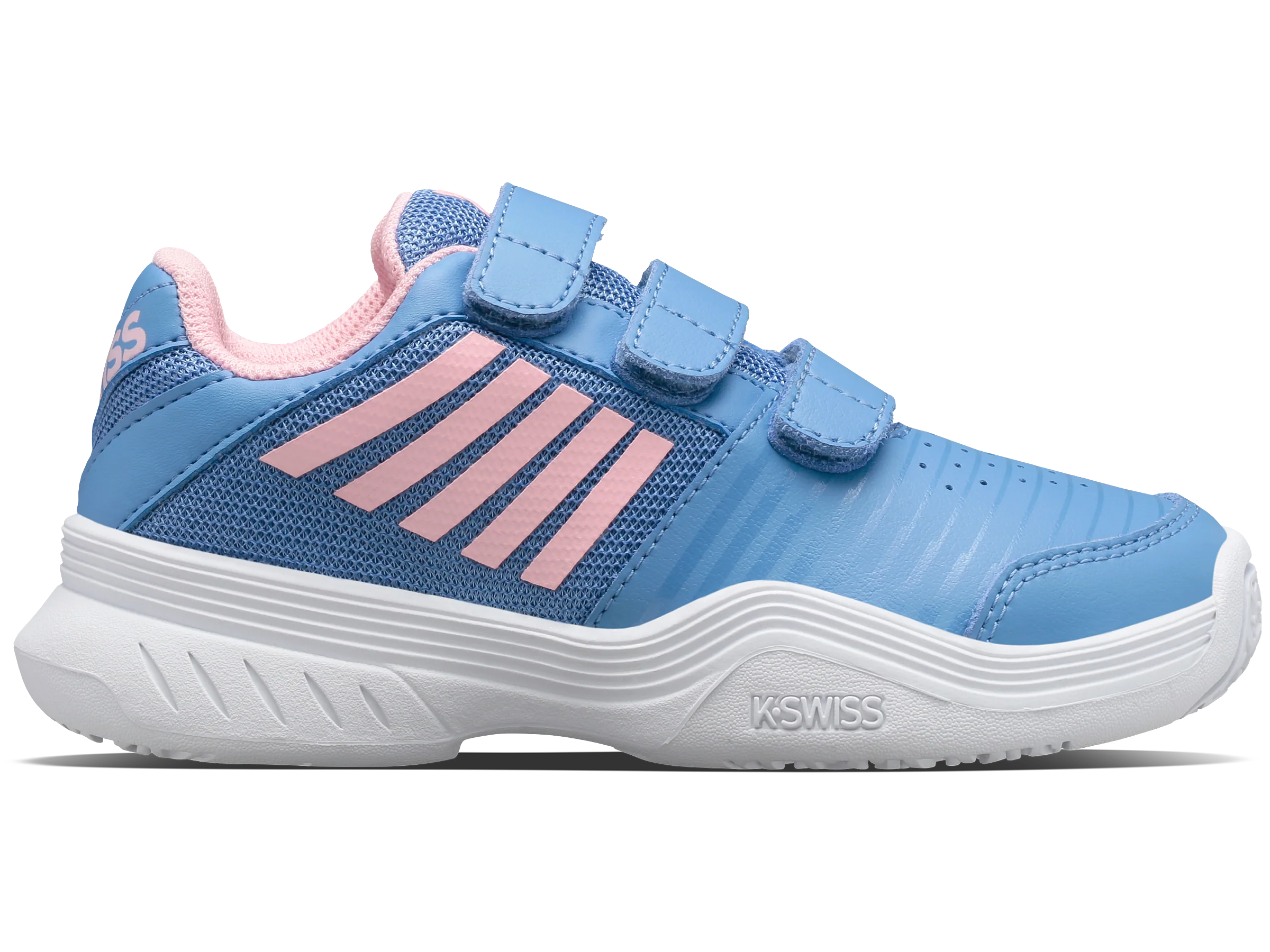 56610-454-M | COURT EXPRESS STRAP OMNI | SILVER LAKE BLUE/WHITE/ORCHID PINK