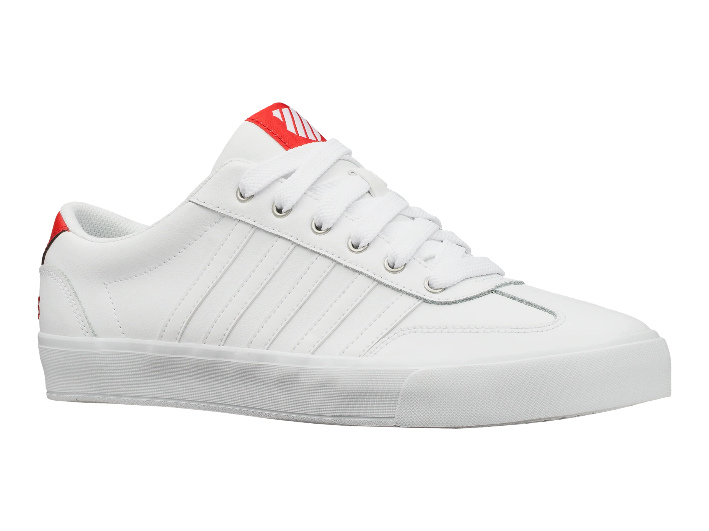 75487-160-M | ADDISON VULC LTR | WHITE/HIGH RISK RED - Image 2
