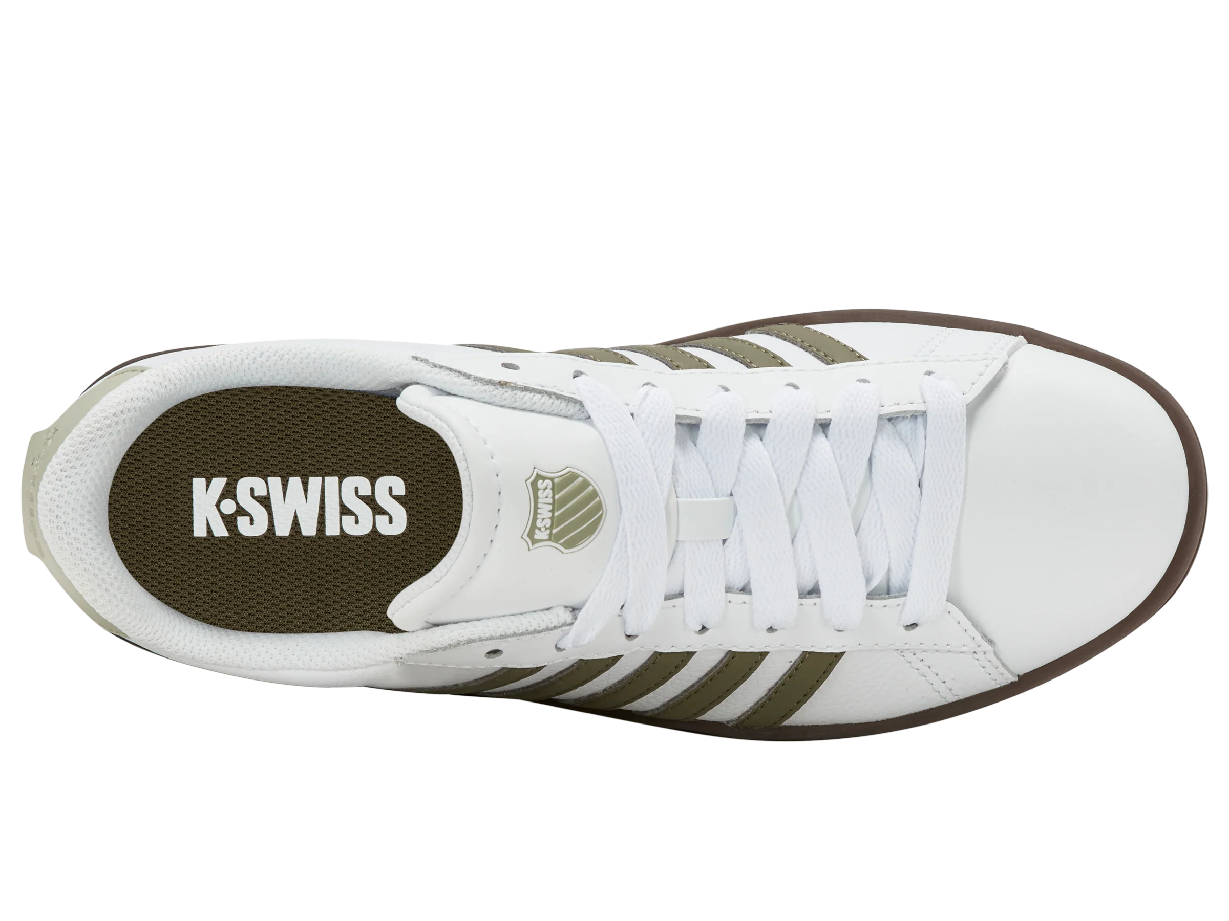 94413-152-M | COURT TIEBREAK II | WHITE/BURNT OLIVE/COLA GUM/ALFALFA - Image 7