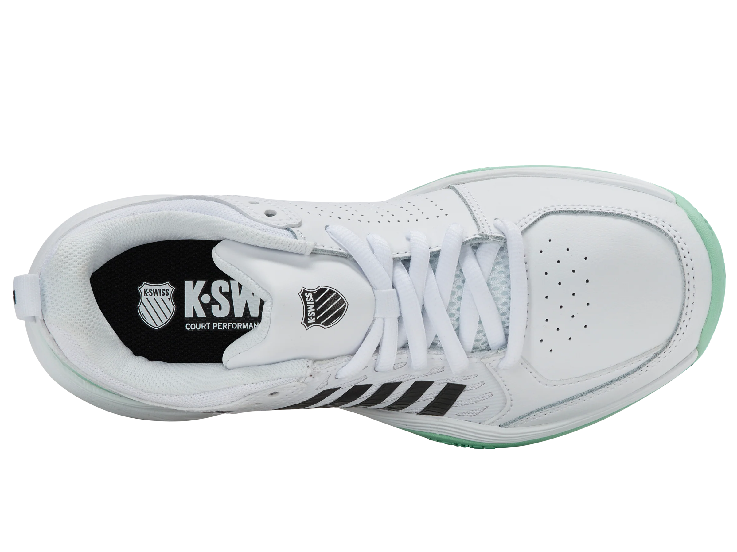 94429-118-M | COURT EXPRESS 2 CLAY | WHITE/NEON MINT/BLACK - Image 7