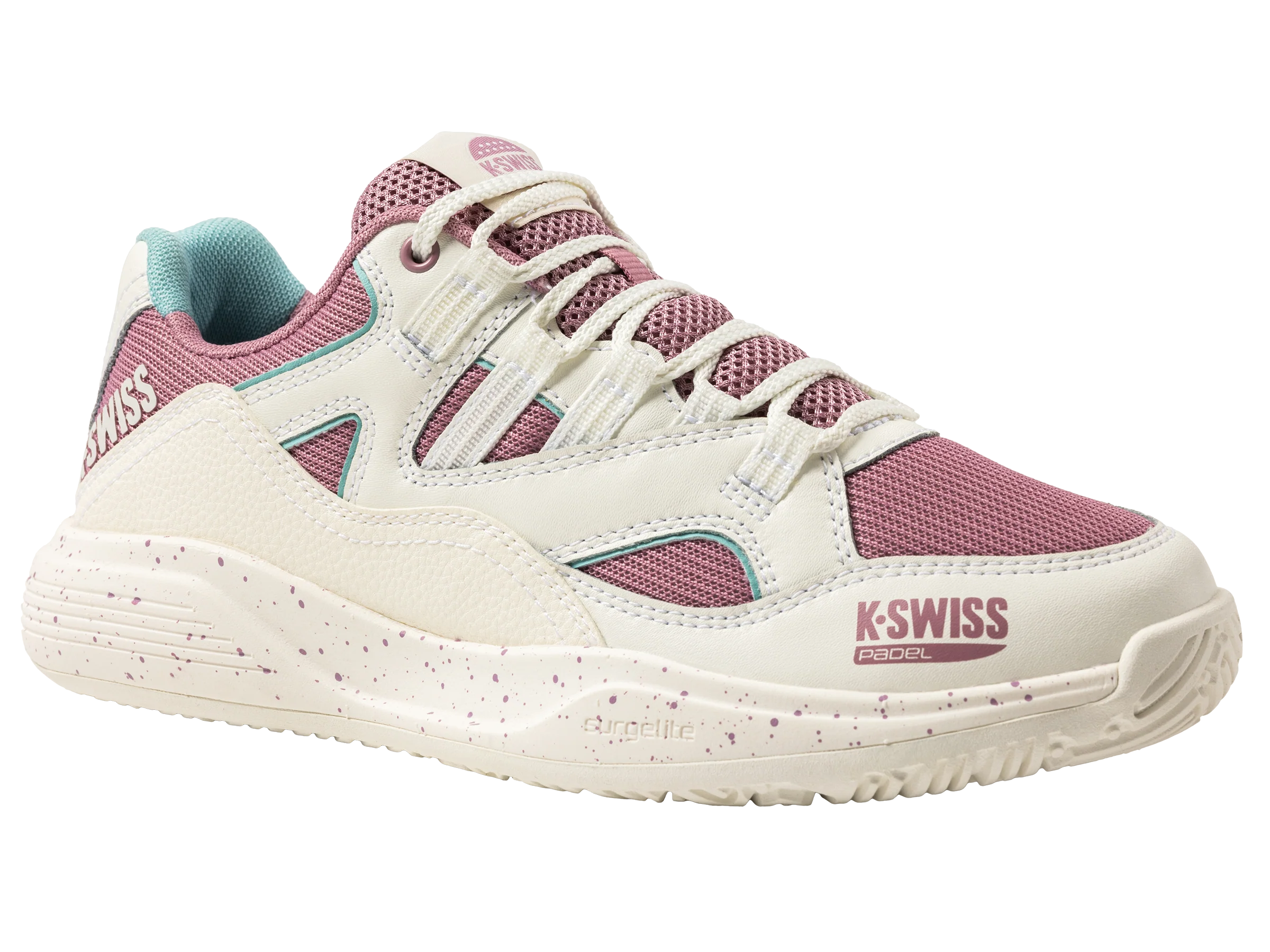 94435-966-M | TURA TEAM PADEL | SNOW WHITE/LILAS/PASTEL TURQUOISE - Image 2
