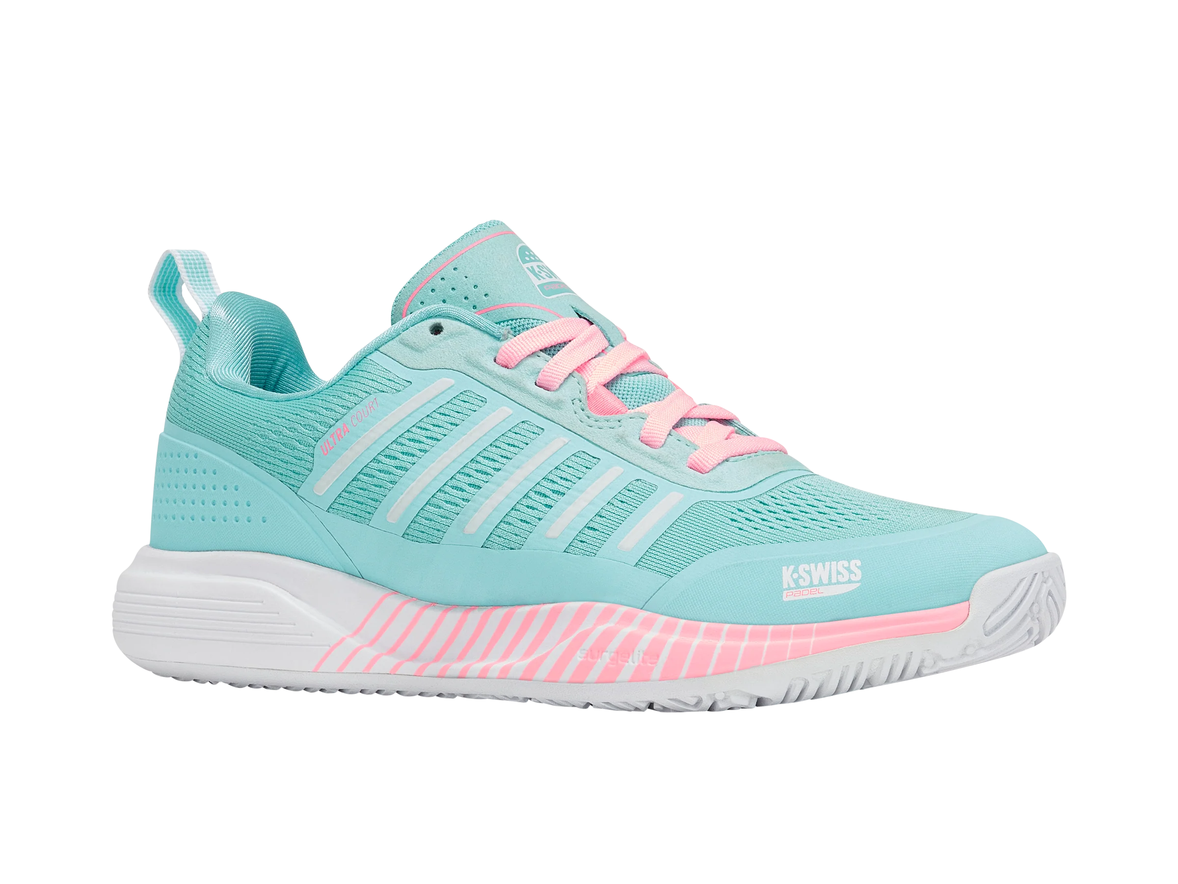 94436-411-M | ULTRA COURT PADEL | SOFT NEON BLUE/WHITE/NEON BUBBLE GUM - Image 2