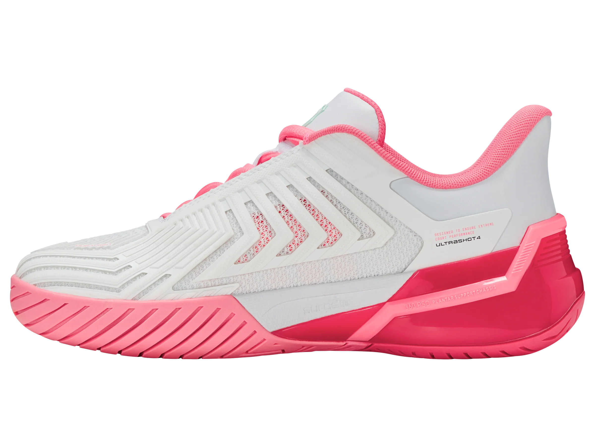 94437-162-M | ULTRASHOT 4 | WHITE/NEON PASTEL PINK/HOT NEON PINK - Image 5