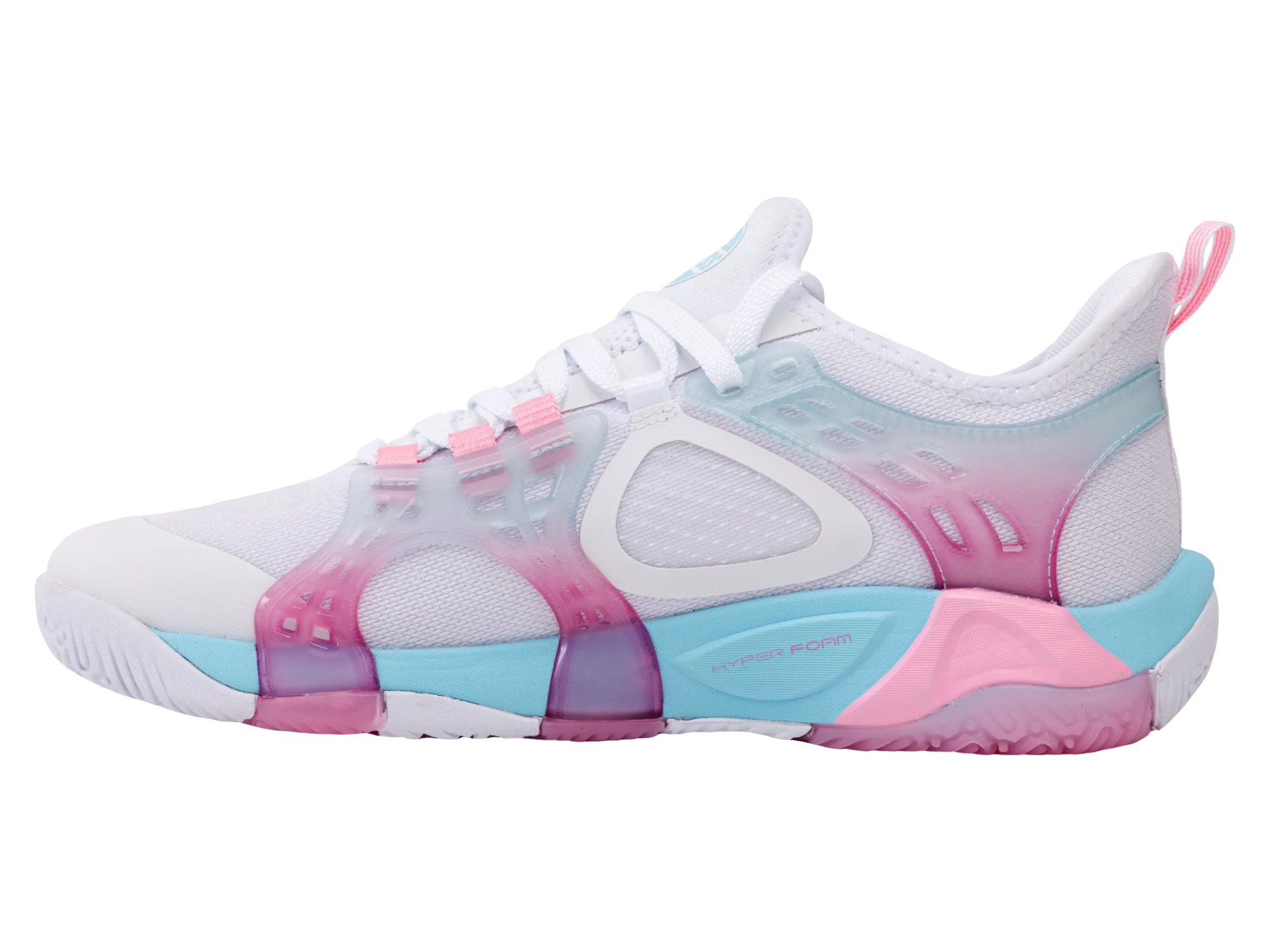 94597-146-M | K-FRAME PADEL | WHITE/SOFT NEON BLUE/NEON BUBLE GUM - Image 5