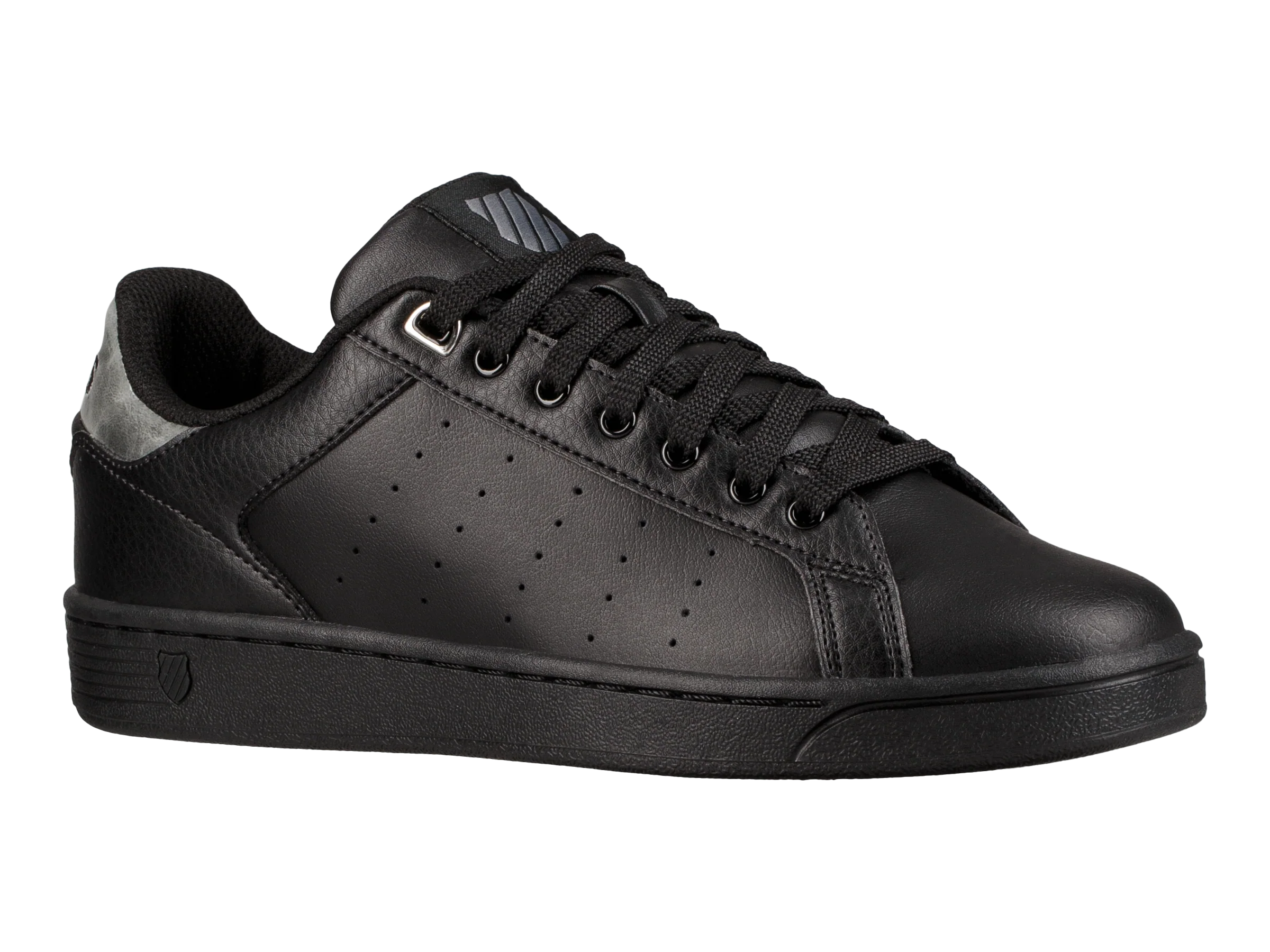 95353-006-M | WOMENS CLEAN COURT CMF | BLACK/CHARCOAL - Image 2