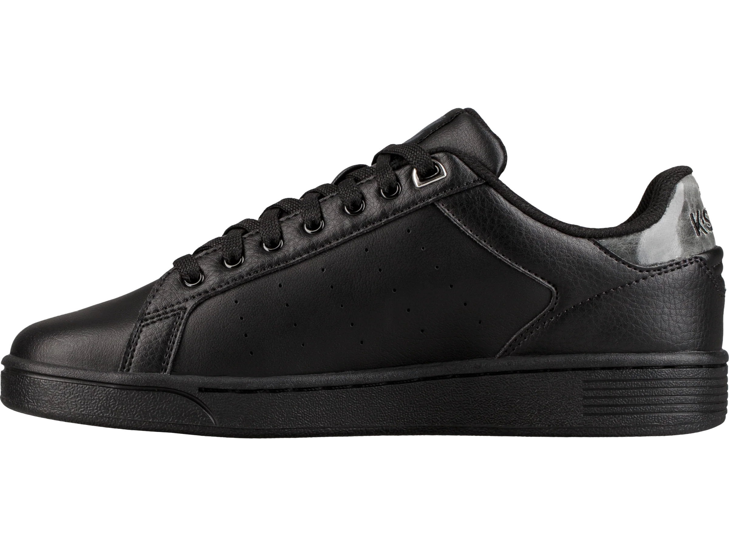 95353-006-M | WOMENS CLEAN COURT CMF | BLACK/CHARCOAL - Image 5