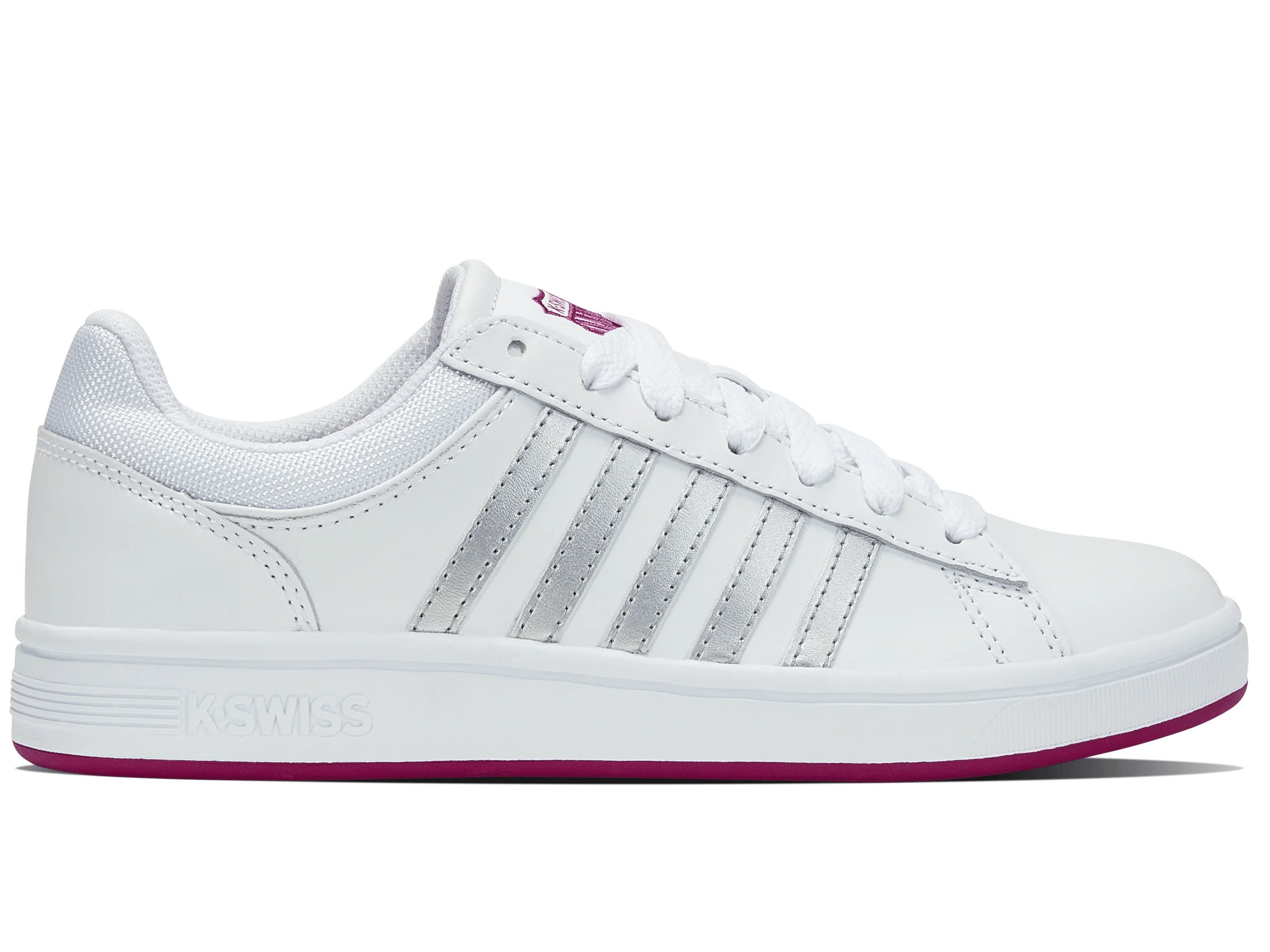 96154-903-M | COURT WINSTON | WHITE/SILVER/FESTIVAL FUCHSIA