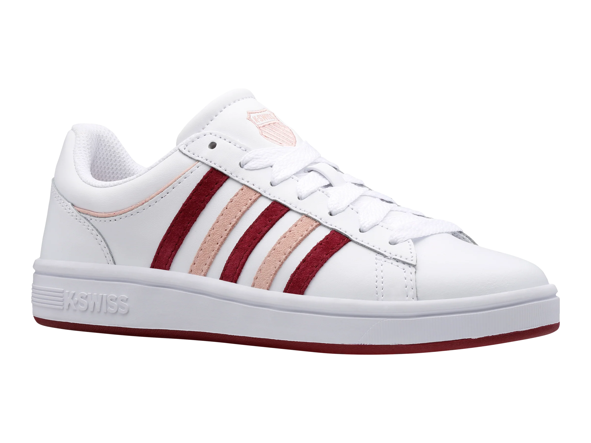 96154-938-M | COURT WINSTON | WHITE/PEACHY KEEN/BURGUNDY - Image 2