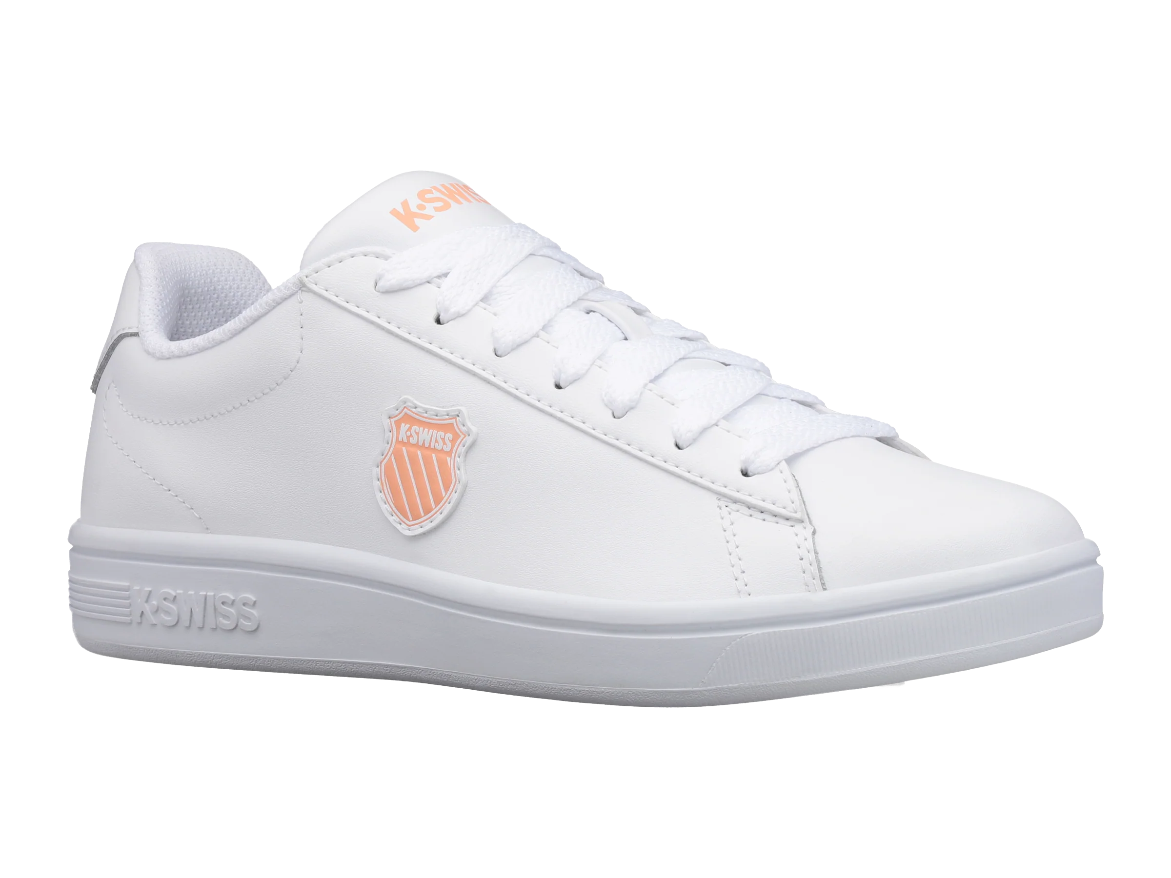 96599-172-M | COURT SHIELD | WHITE/PEACH NECTAR/GRAYSTONE - Image 2
