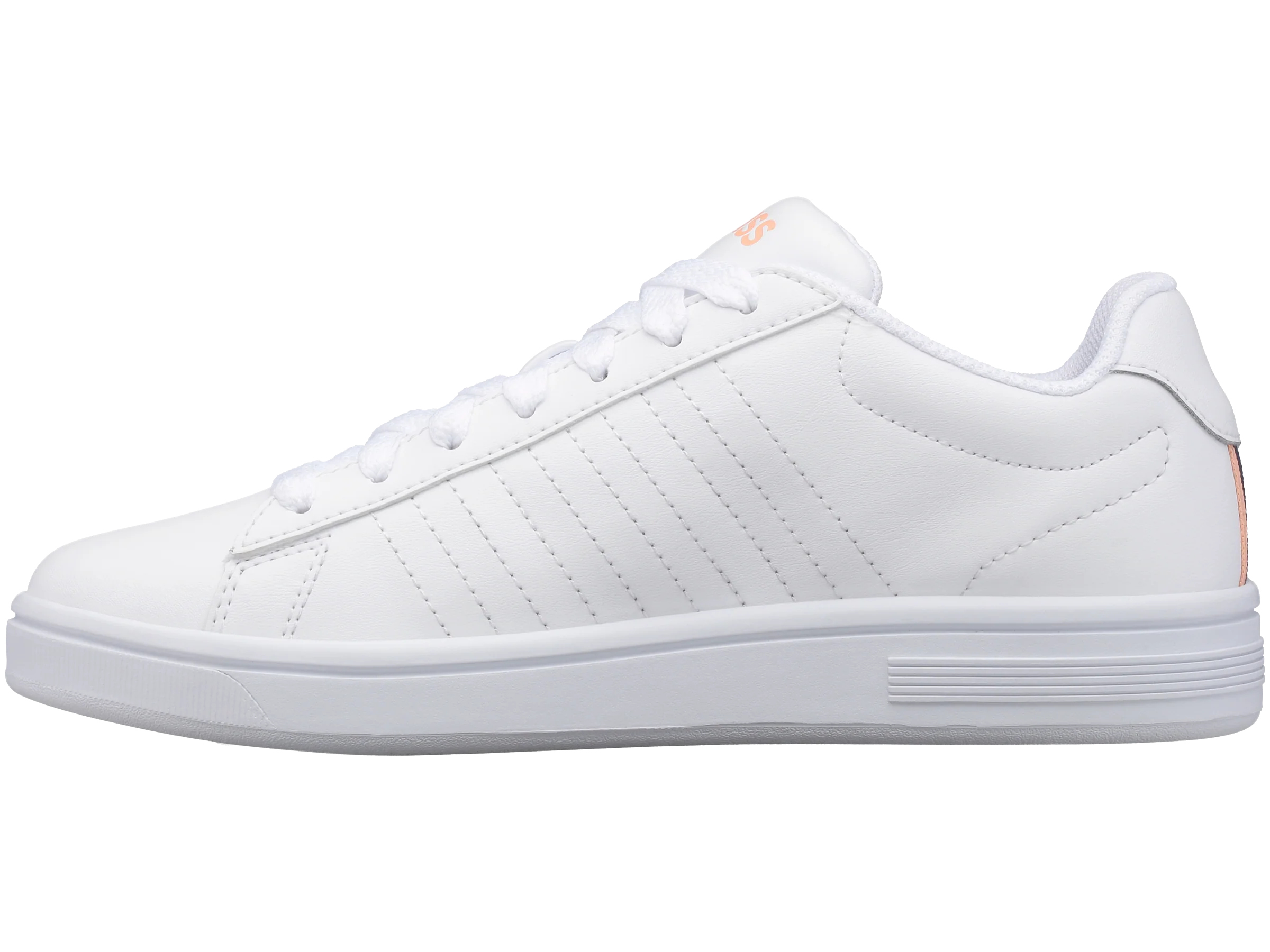96599-172-M | COURT SHIELD | WHITE/PEACH NECTAR/GRAYSTONE - Image 5