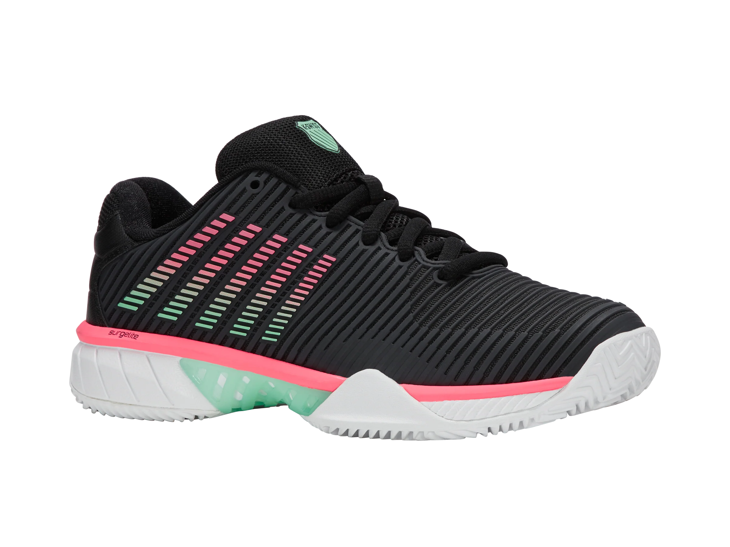 96614-037-M | HYPERCOURT EXPRESS 2 CLAY | BLACK/WHITE/NEON MINT - Image 2