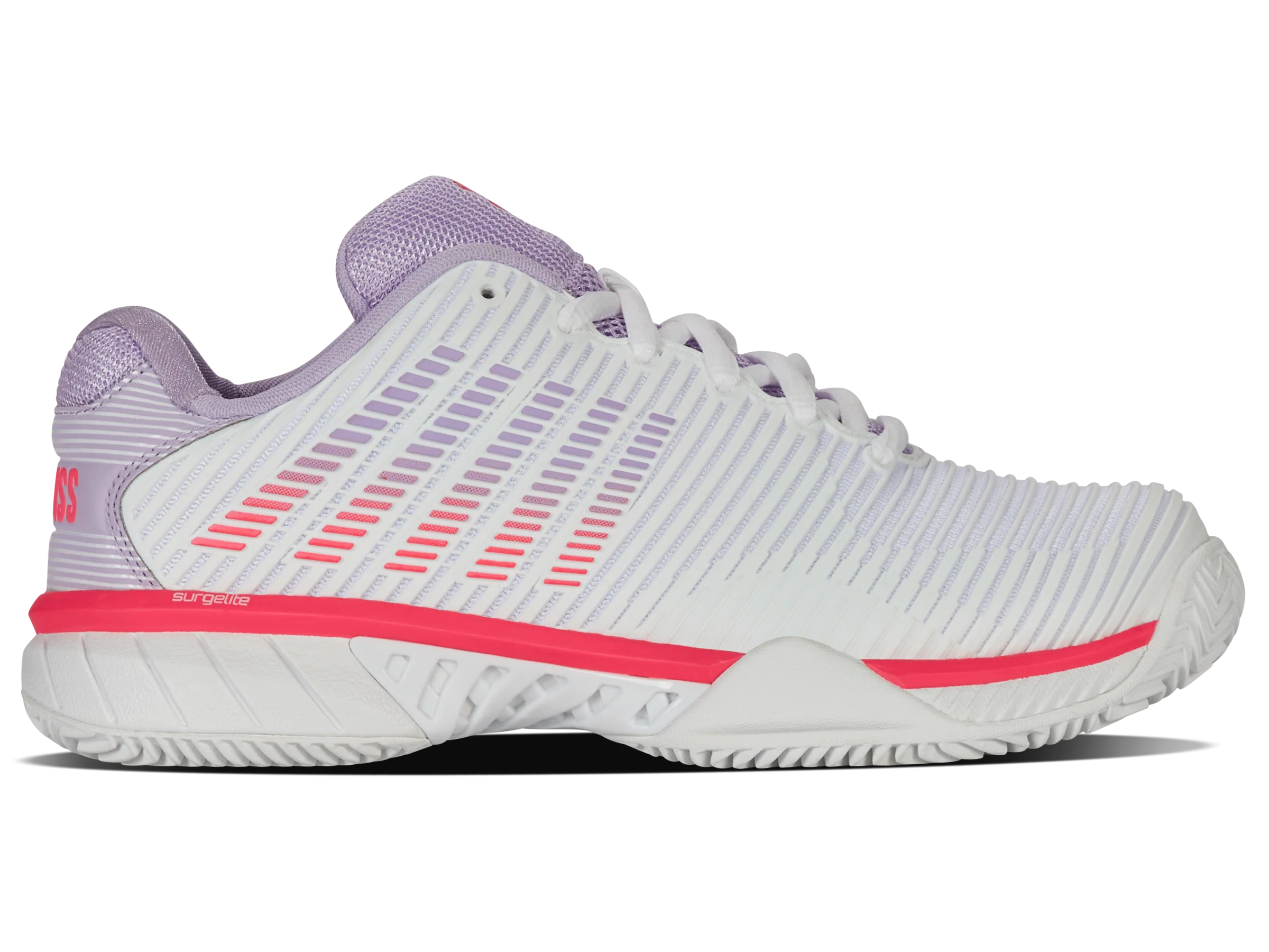 96614-182-M | HYPERCOURT EXPRESS 2 CLAY | WHITE/ORCHID PETAL/NEON BLAZE