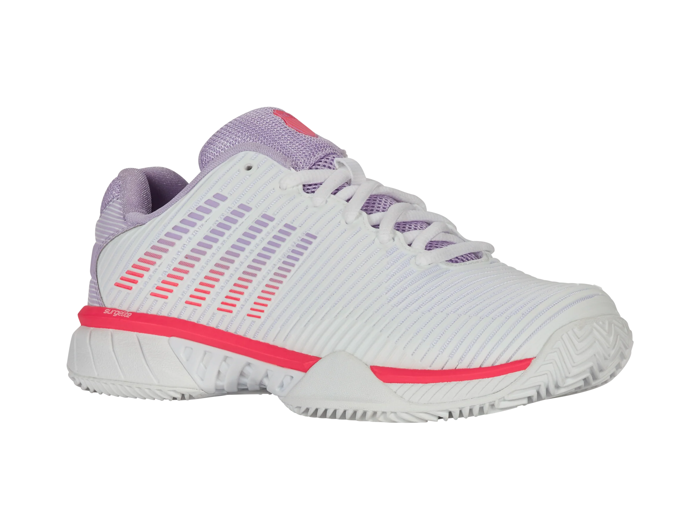 96614-182-M | HYPERCOURT EXPRESS 2 CLAY | WHITE/ORCHID PETAL/NEON BLAZE - Image 2