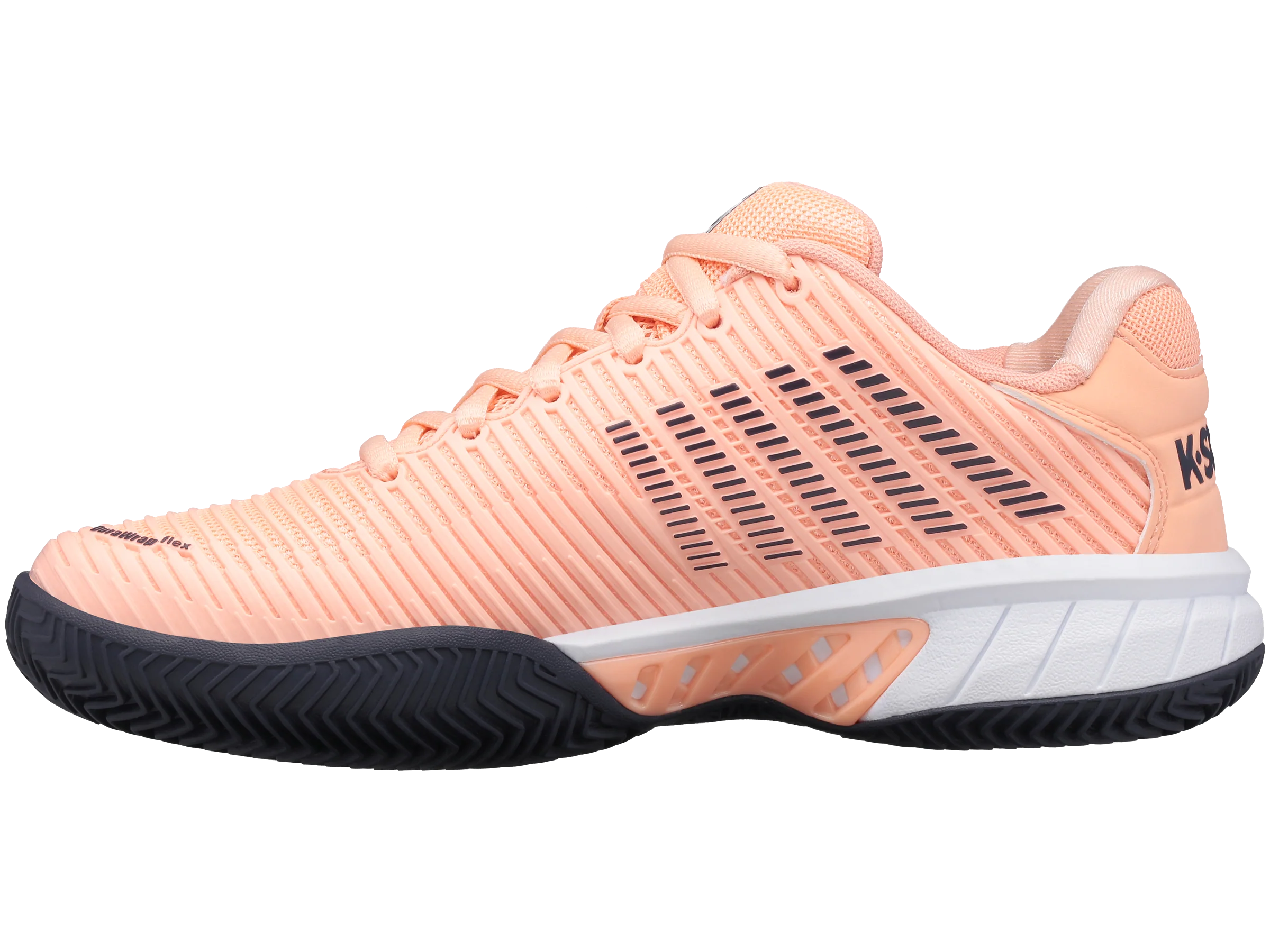 96614-606-M | HYPERCOURT EXPRESS 2 CLAY | PEACH NECTAR/GRAYSTONE/WHITE - Image 5