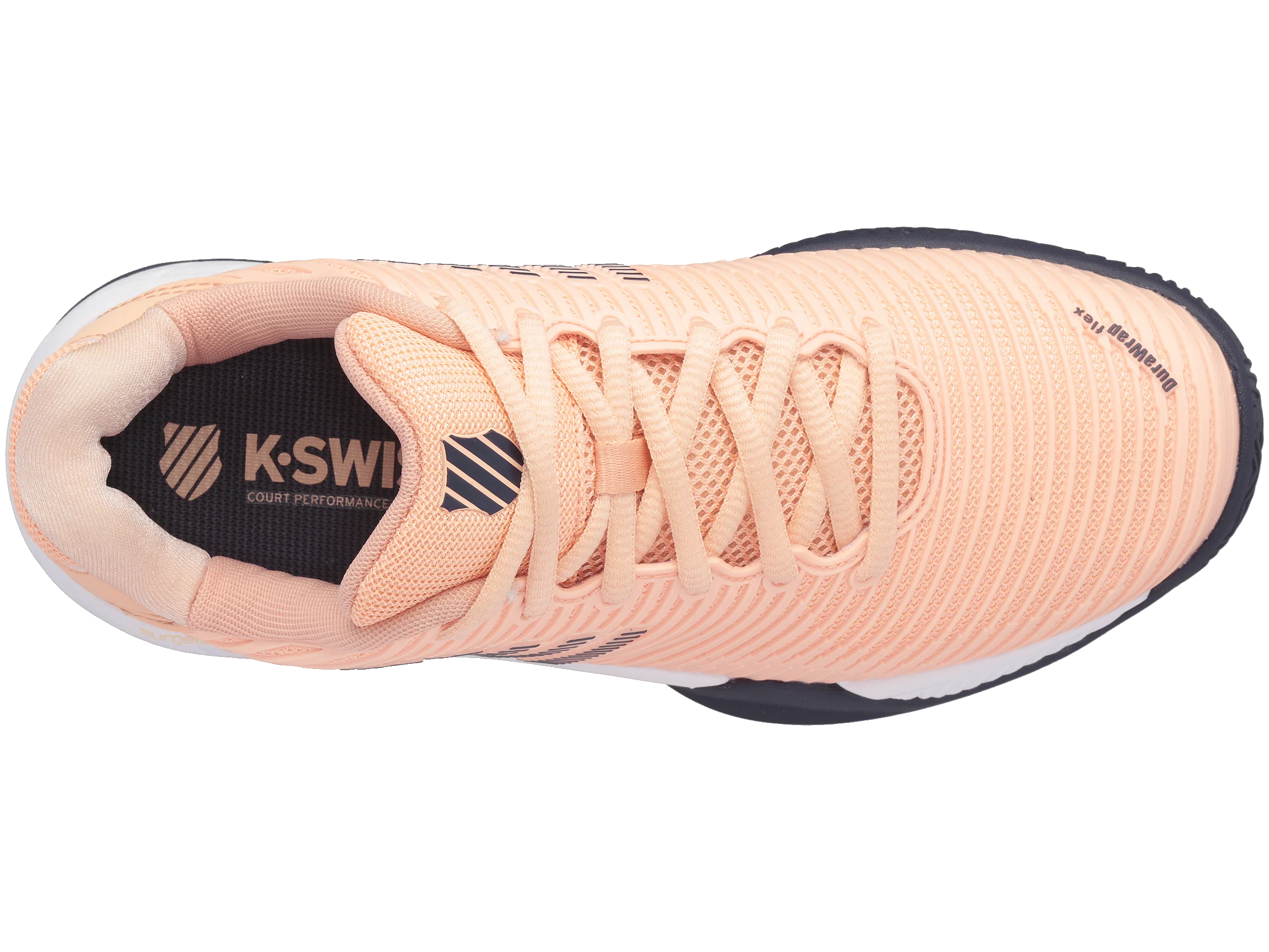 96614-606-M | HYPERCOURT EXPRESS 2 CLAY | PEACH NECTAR/GRAYSTONE/WHITE - Image 7