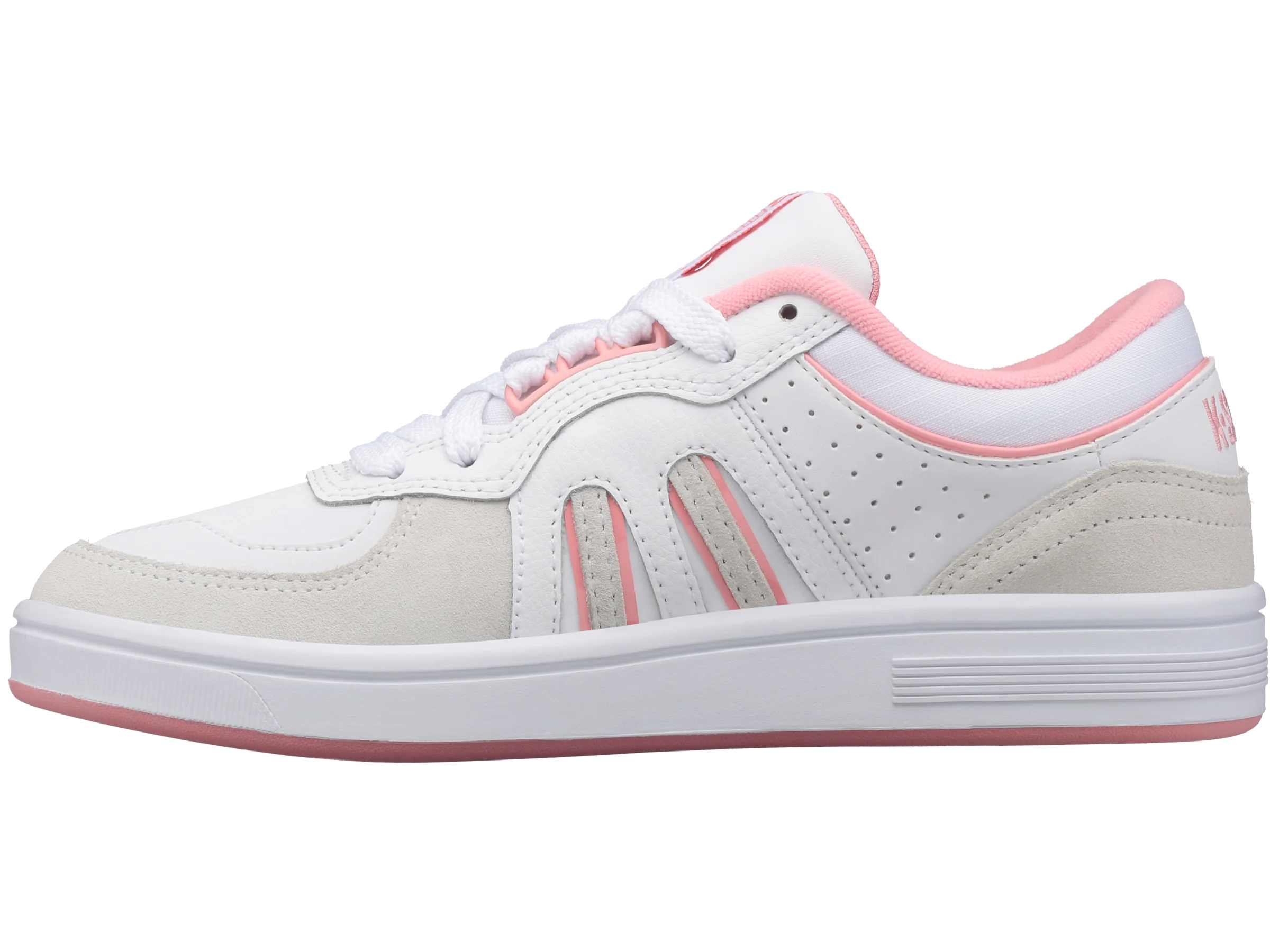 96802-973-M | WOMENS NORTH COURT | WHITE/FLAMINGO PINK - Image 5
