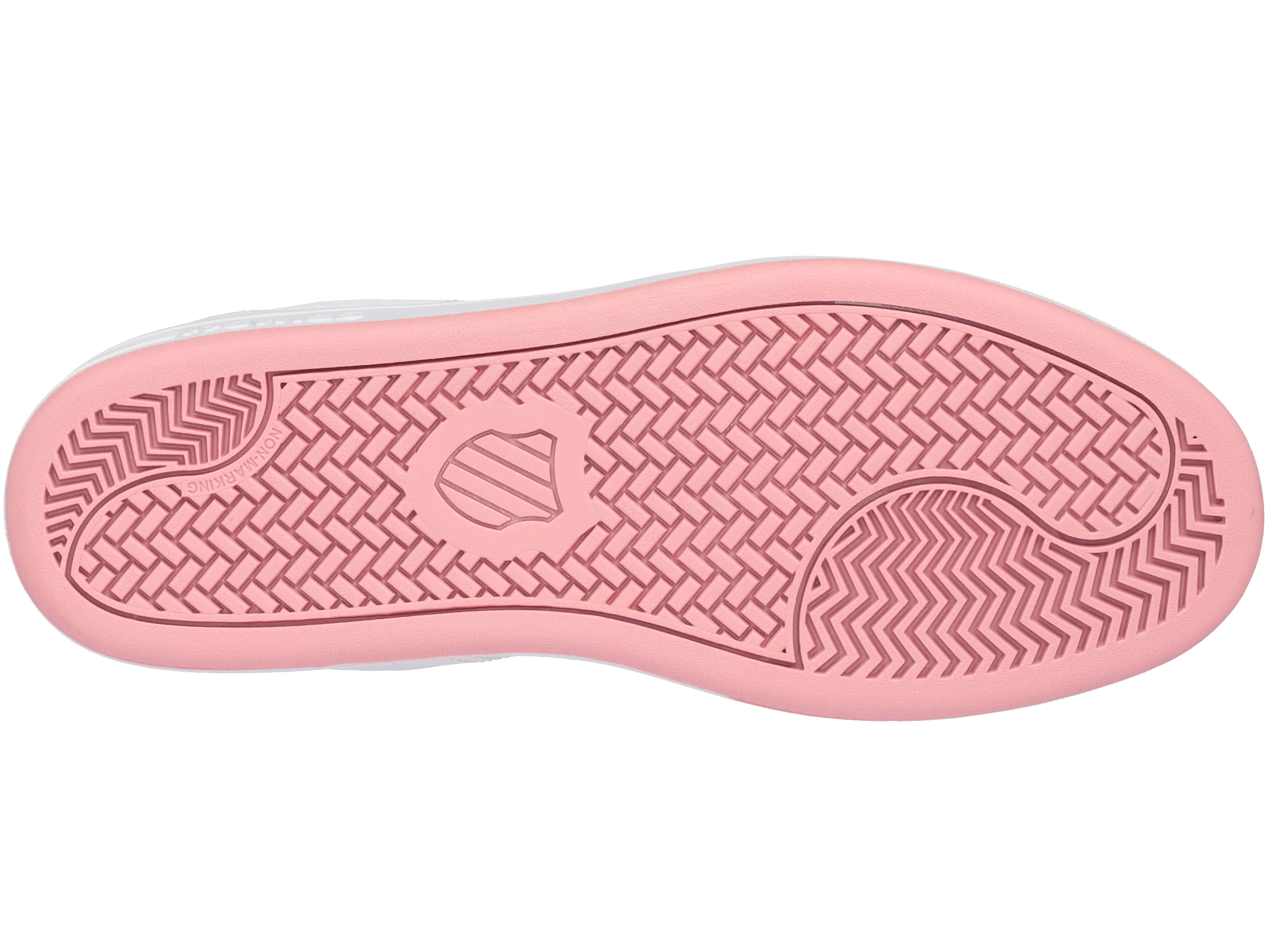 96802-973-M | WOMENS NORTH COURT | WHITE/FLAMINGO PINK - Image 6