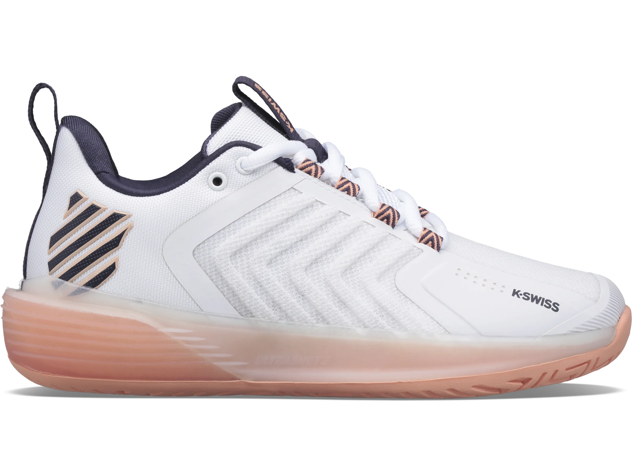 96988-172-M | ULTRASHOT 3 | WHITE/PEACH NECTAR/GRAYSTONE
